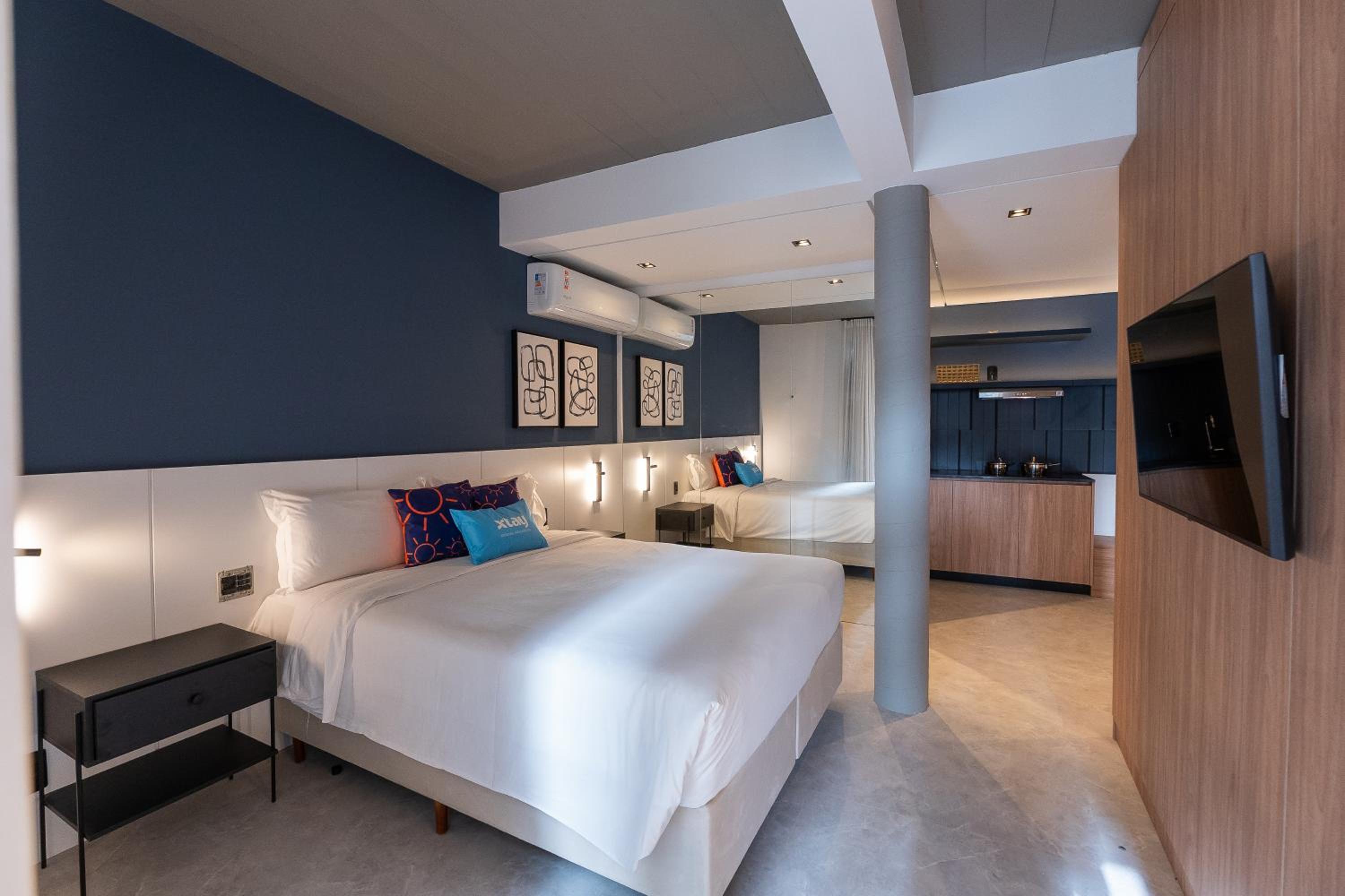 Xtay Oslo Florianópolis - Residential studio 5 minutes from downtown, close to Epic School and Atlantis Executive Center