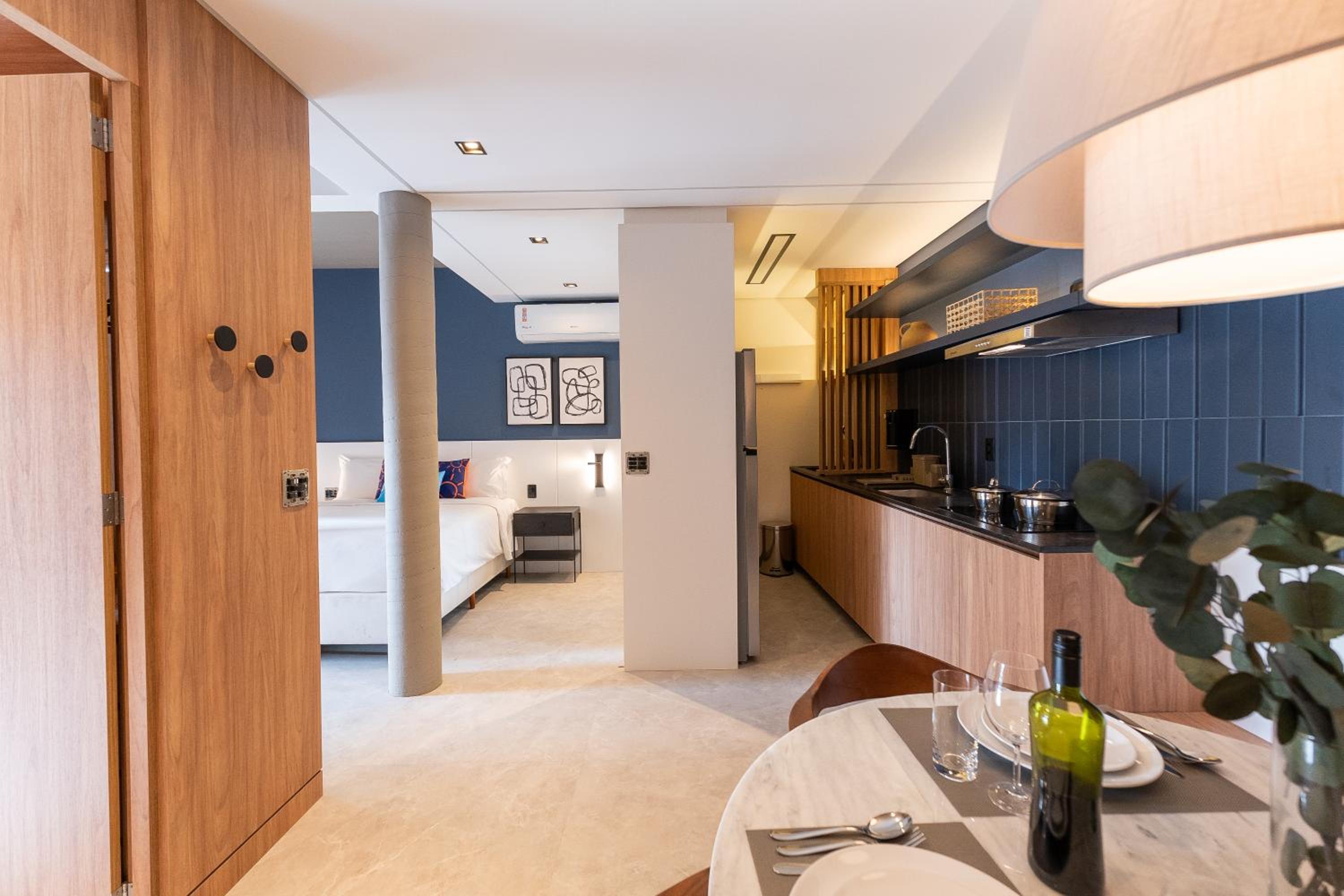 Xtay Oslo Florianópolis - Residential studio 5 minutes from downtown, close to Epic School and Atlantis Executive Center