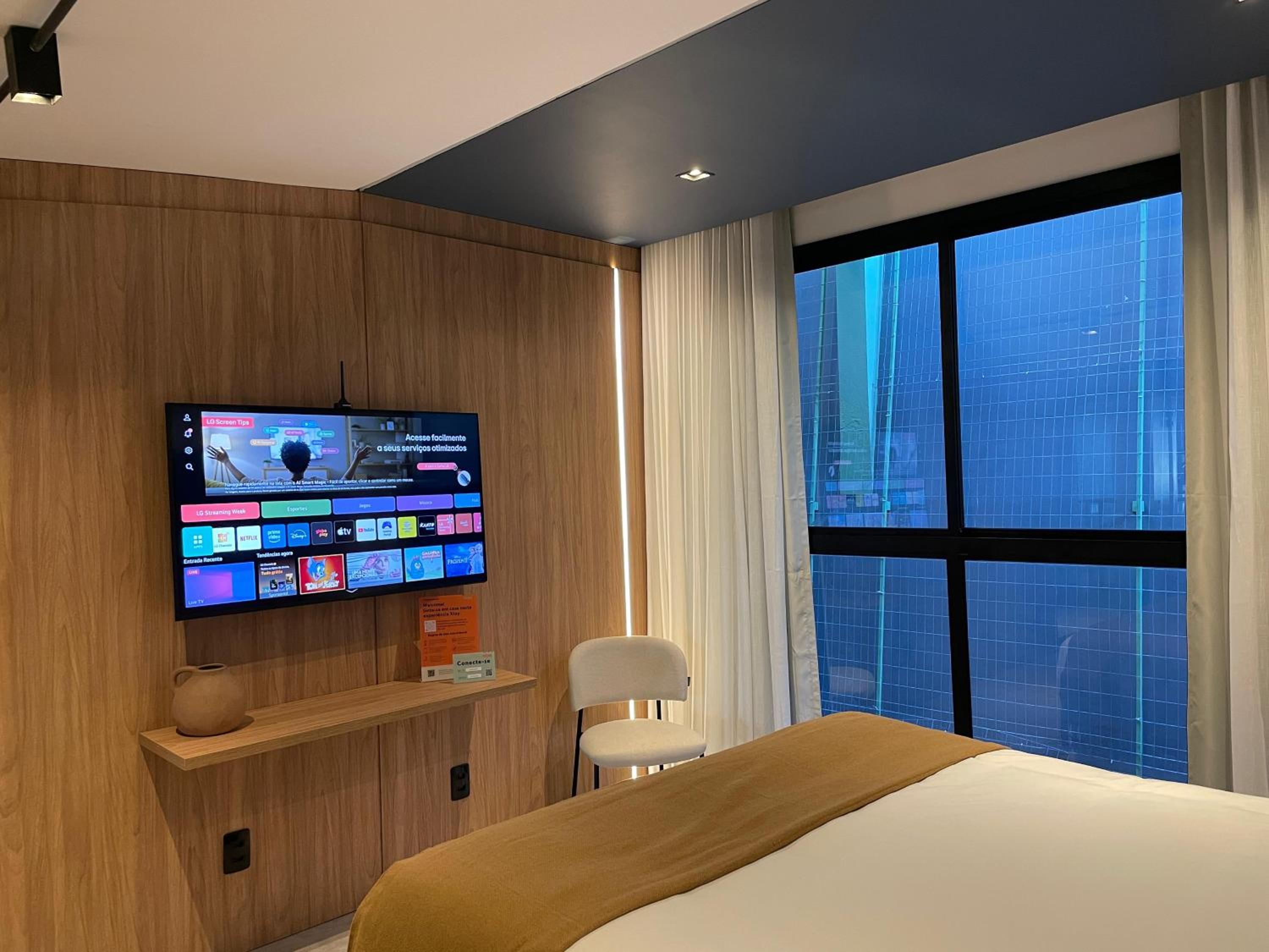 Xtay Oslo Florianópolis - Residential studio 5 minutes from downtown, close to Epic School and Atlantis Executive Center