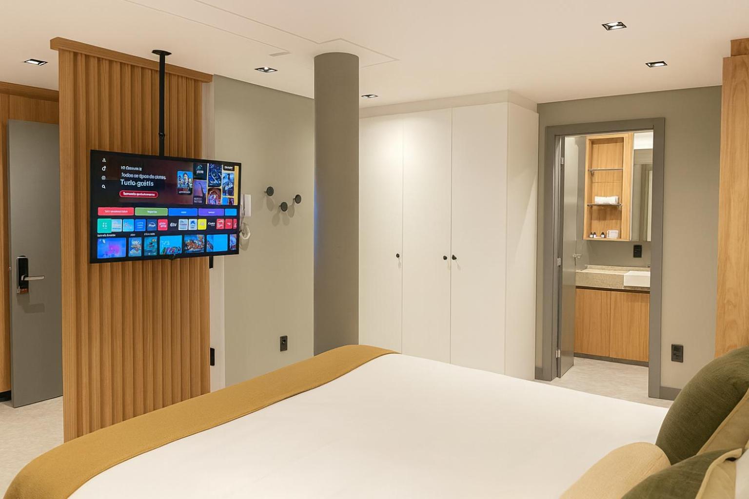 Xtay Oslo Florianópolis - Residential studio 5 minutes from downtown, close to Epic School and Atlantis Executive Center