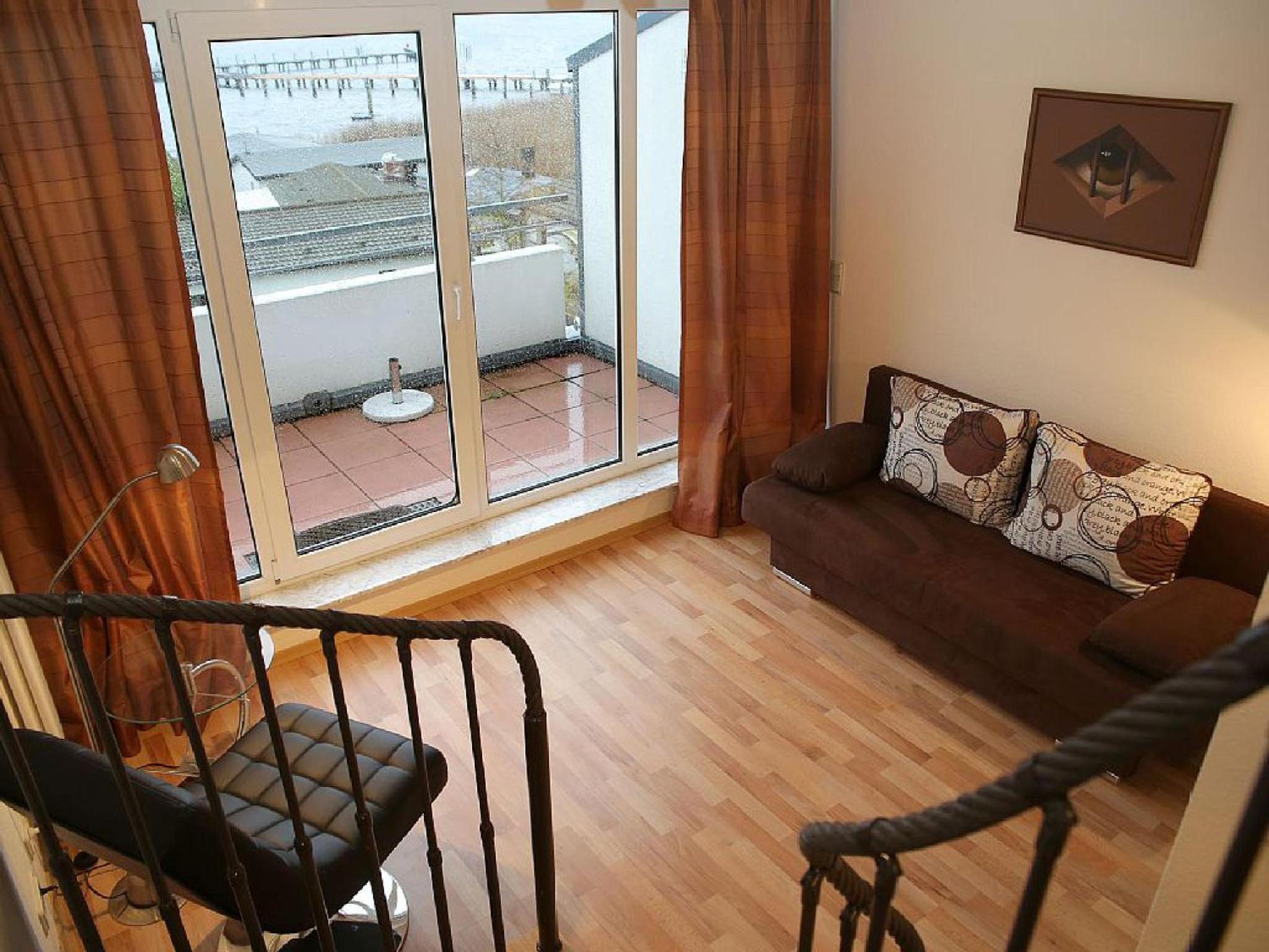Frisch renoviertes FH Südblick am Meer in Breege, Meerblick von allen drei Etagen, Terrasse, Balkon, Sauna und Parkplatz