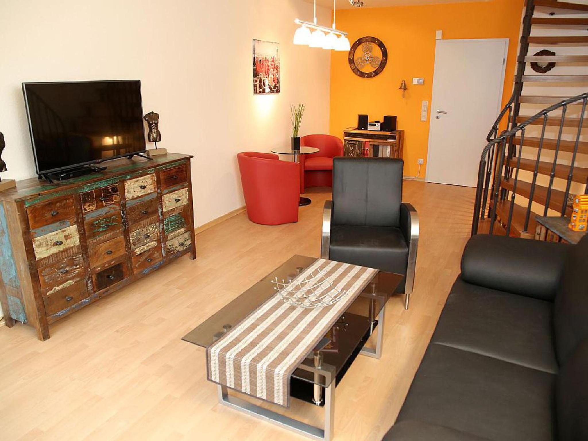 Frisch renoviertes FH Südblick am Meer in Breege, Meerblick von allen drei Etagen, Terrasse, Balkon, Sauna und Parkplatz