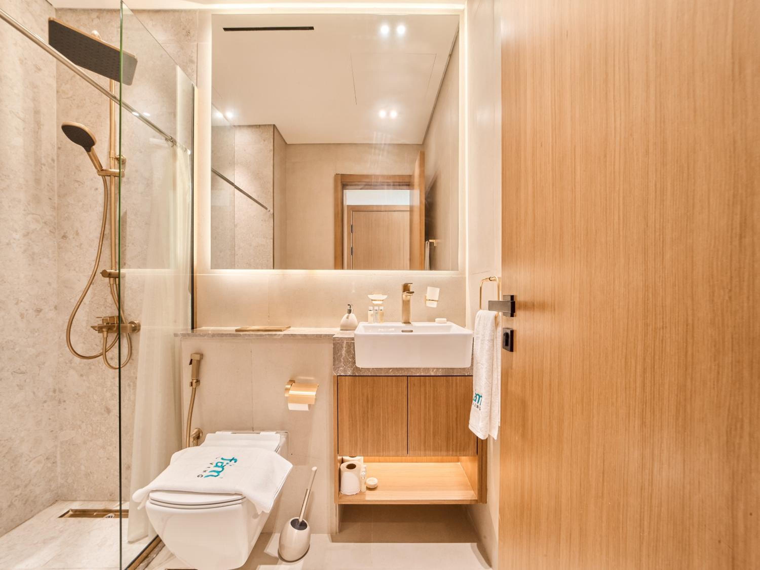 FAM Living Minimalist 1BR Gem in Binghatti Amber