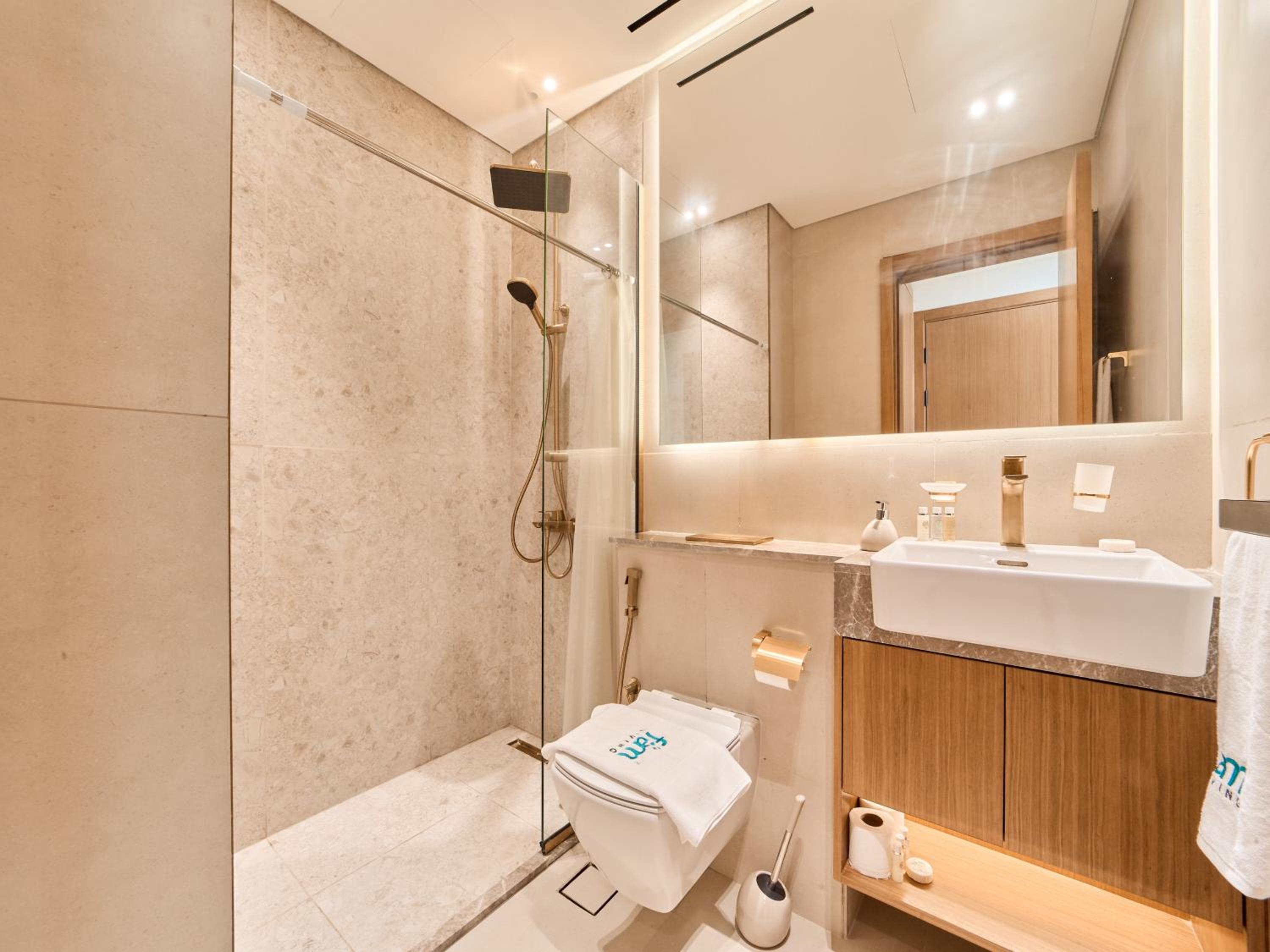 FAM Living Minimalist 1BR Gem in Binghatti Amber