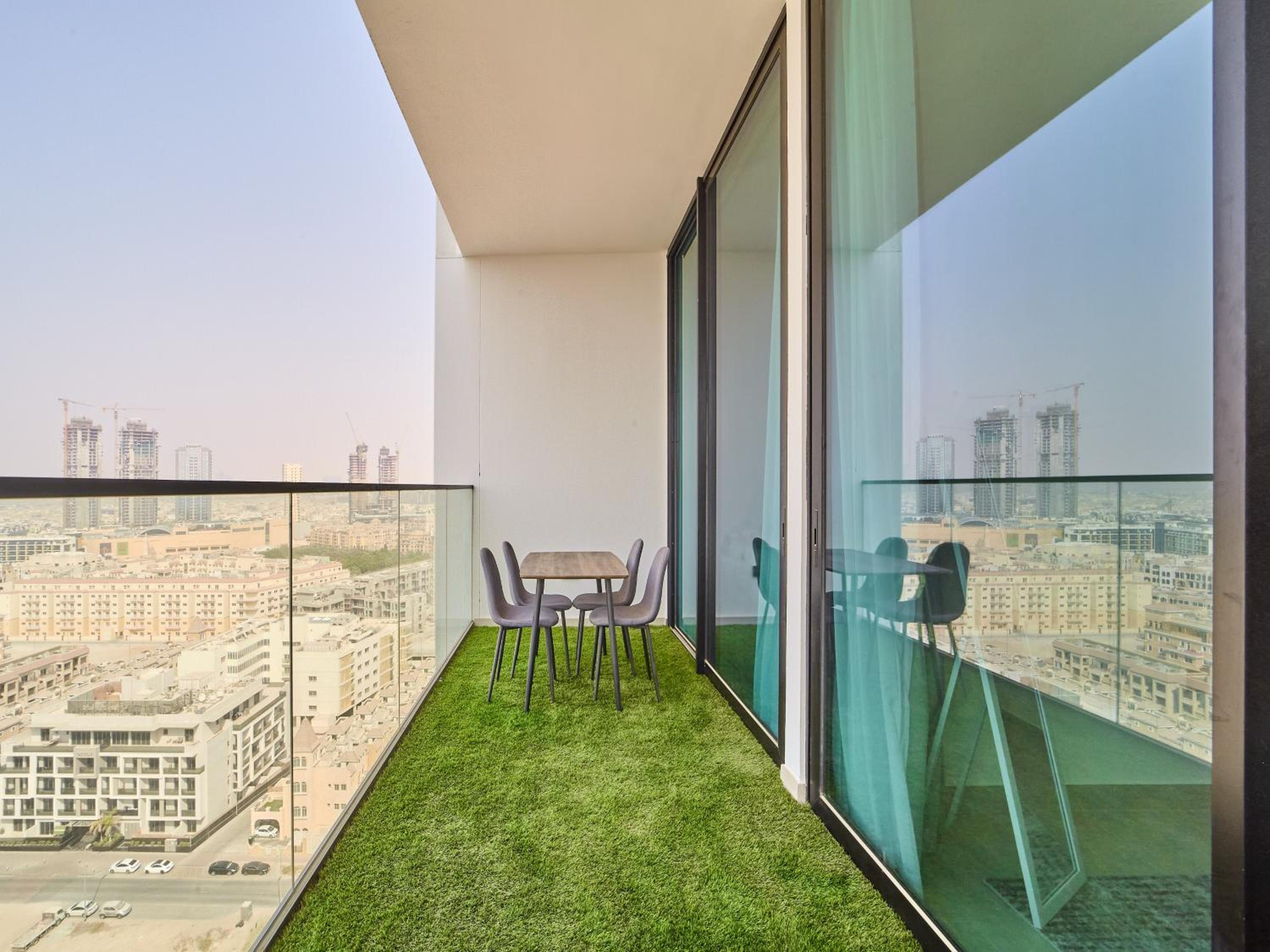 FAM Living Minimalist 1BR Gem in Binghatti Amber