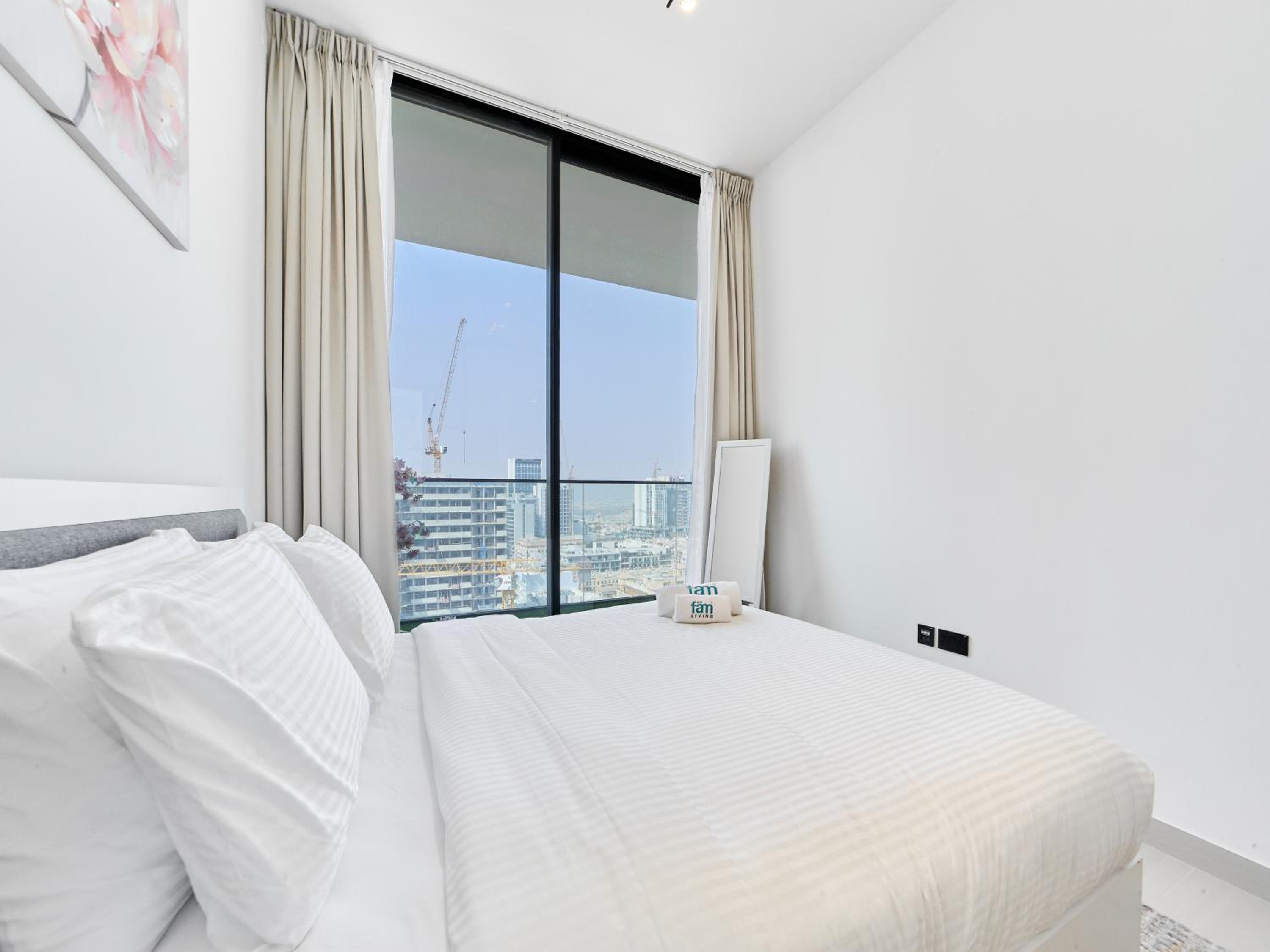 FAM Living Minimalist 1BR Gem in Binghatti Amber