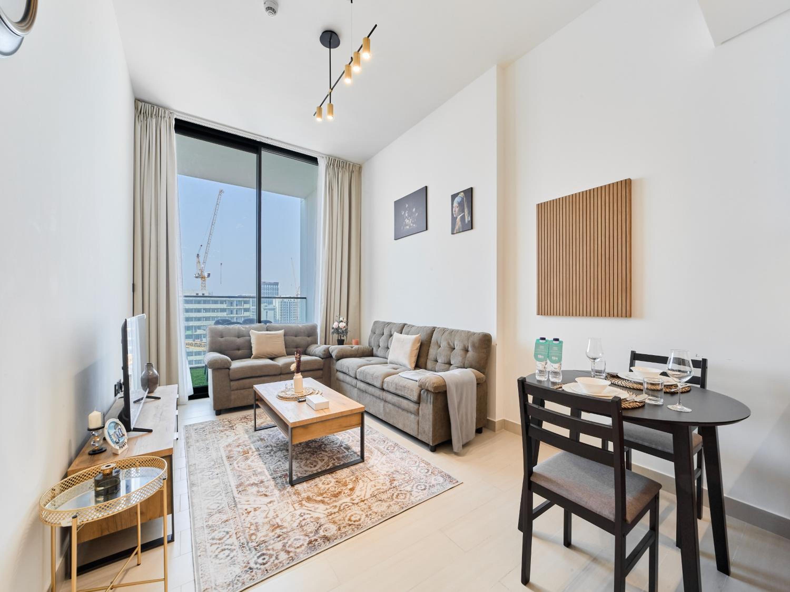 FAM Living Minimalist 1BR Gem in Binghatti Amber