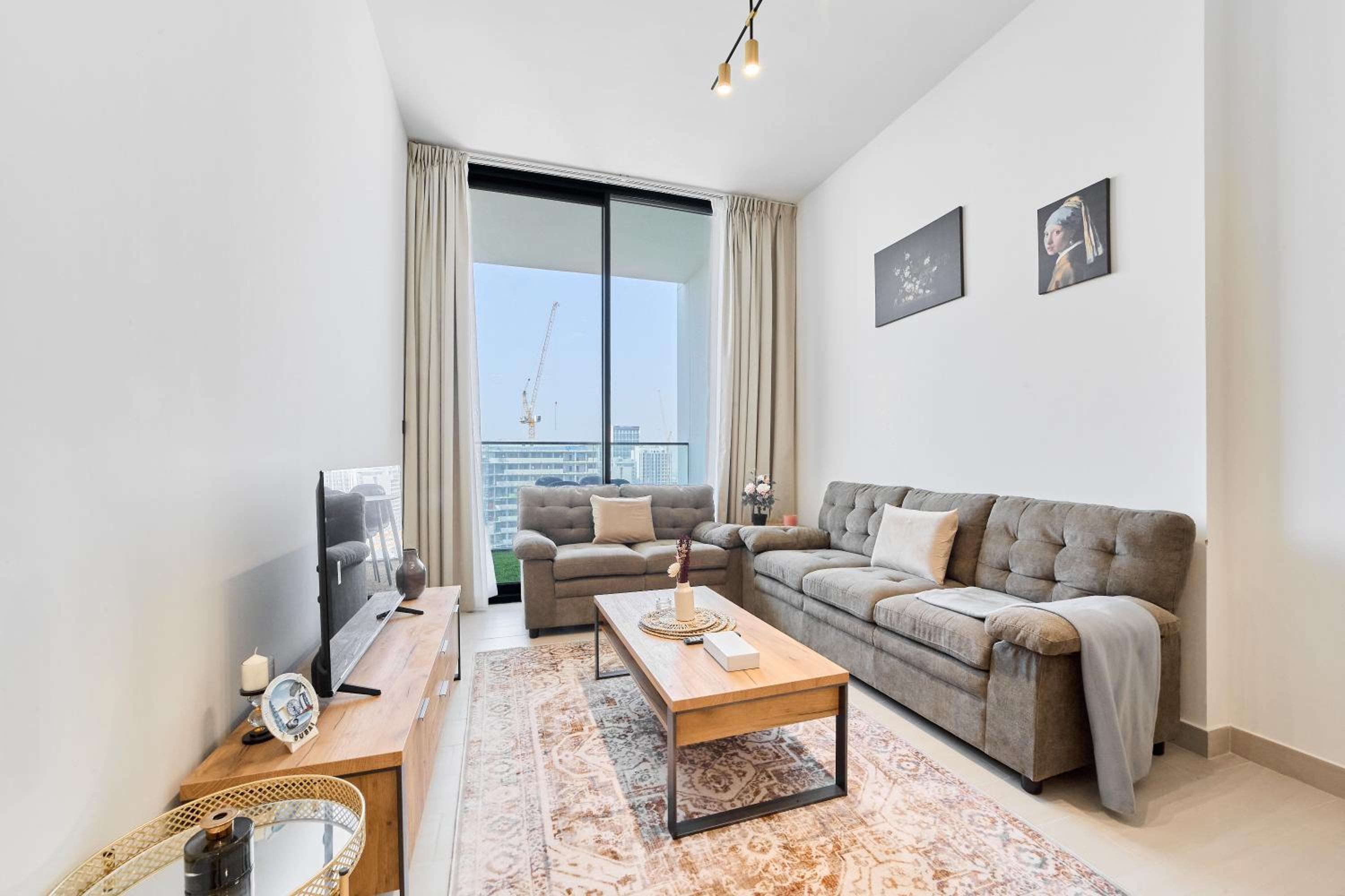 FAM Living Minimalist 1BR Gem in Binghatti Amber