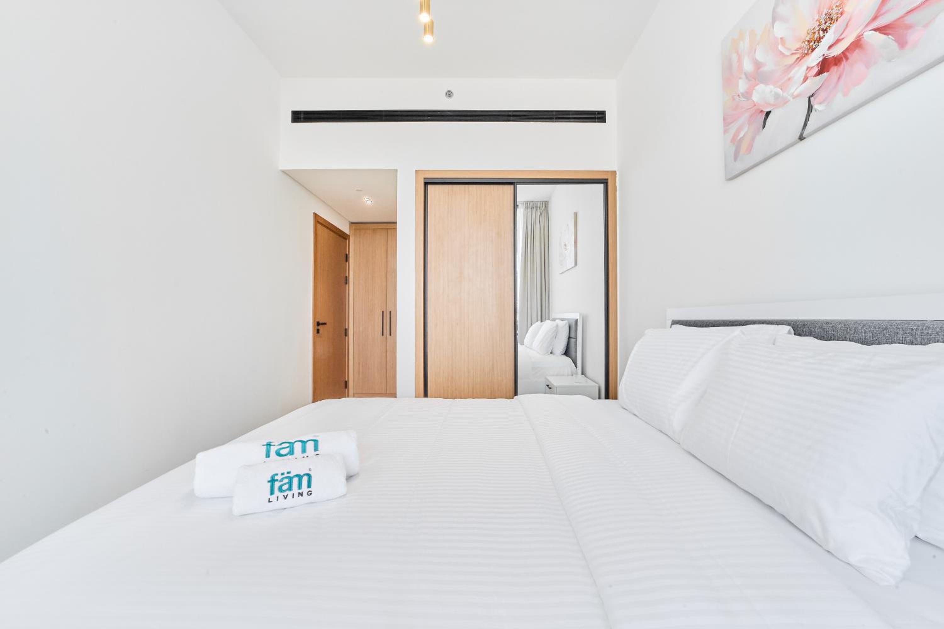FAM Living Minimalist 1BR Gem in Binghatti Amber