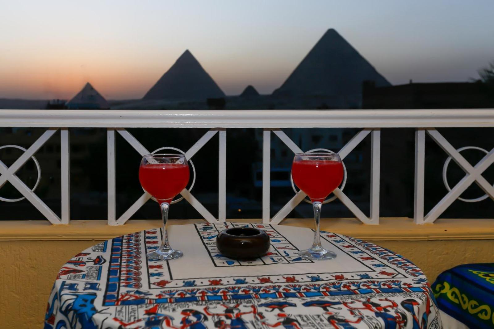 Giza Pyramids View