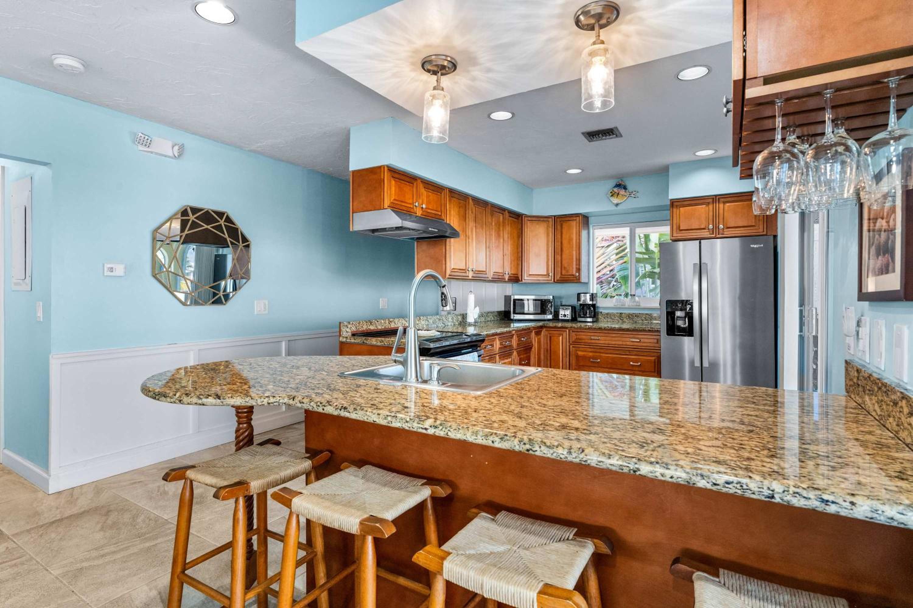 Sunset Harbor Waterfront Villa with Dock Cabana Club