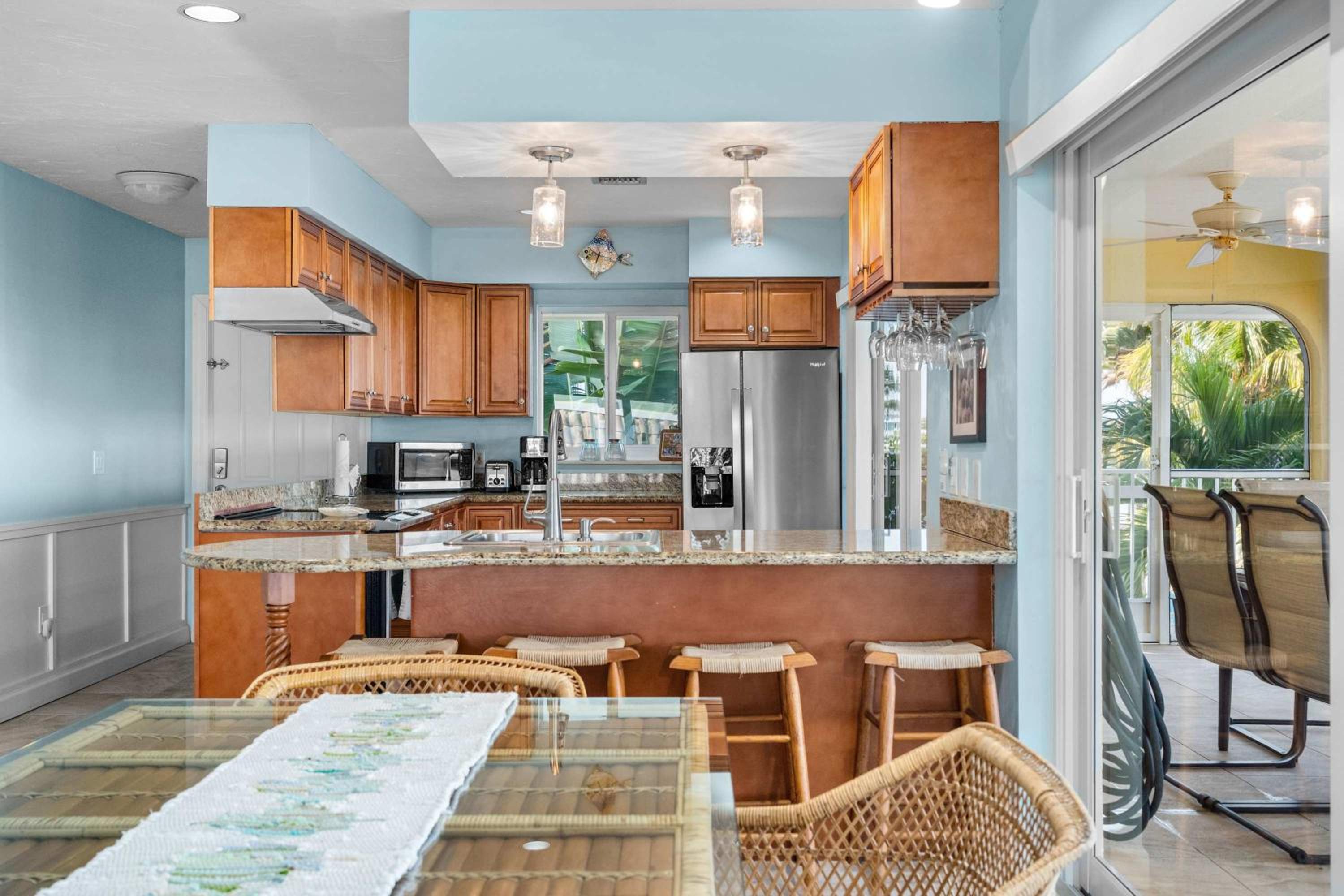 Sunset Harbor Waterfront Villa with Dock Cabana Club