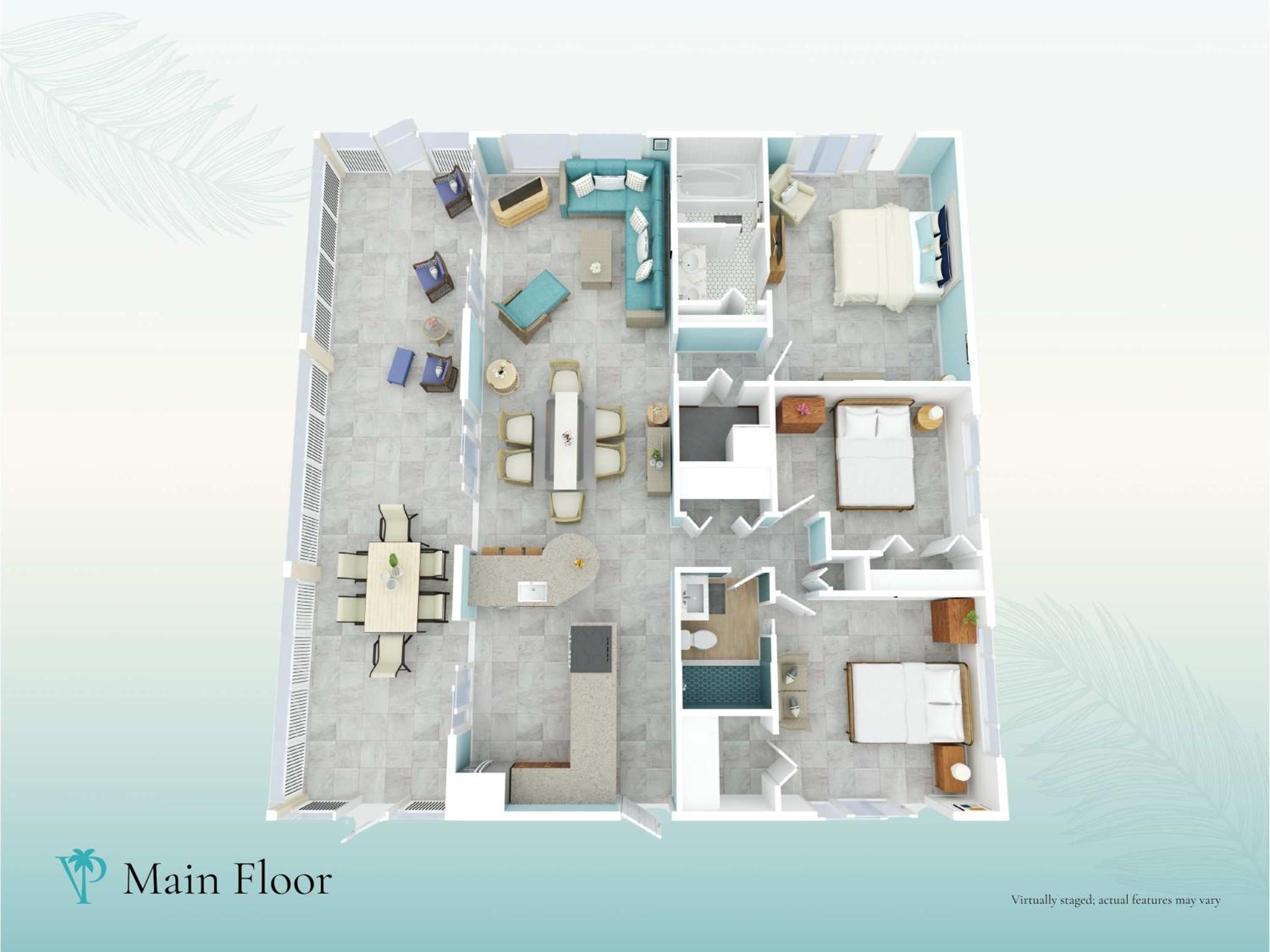 Sunset Harbor Waterfront Villa with Dock Cabana Club