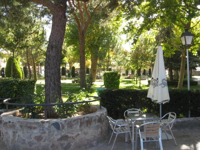 outdoor BBQ area