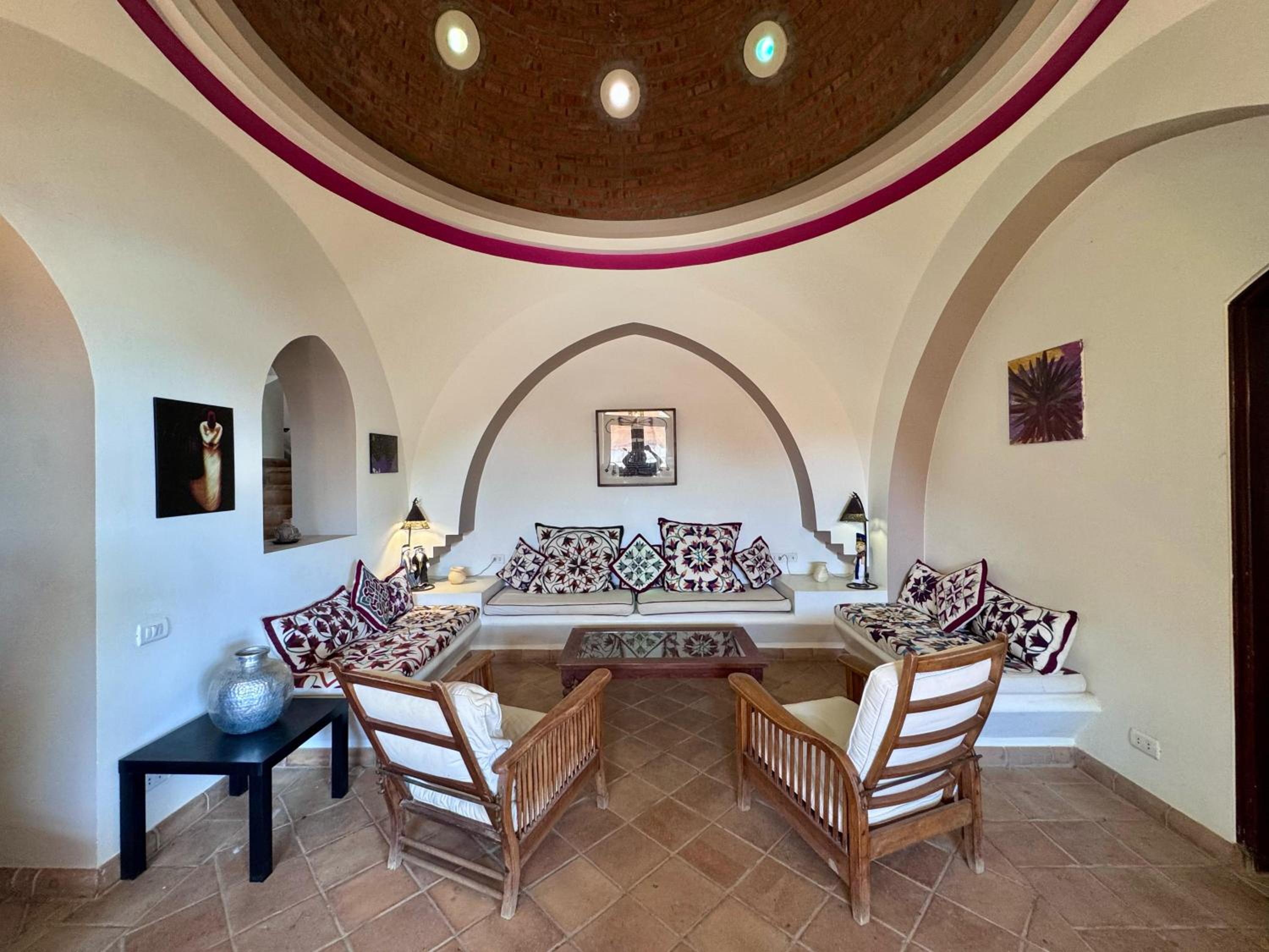 El Gouna Nubian Lagoonfront Villa - 4BR, 9 Guests
