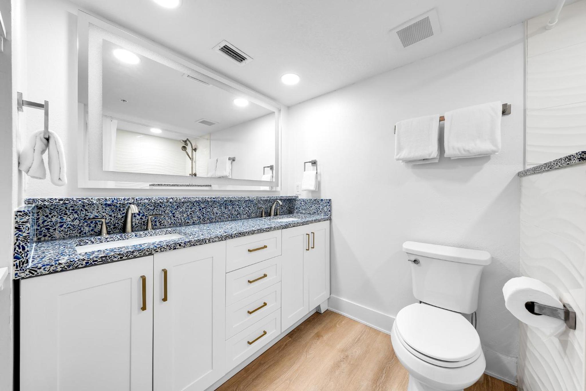 Fully renovated direct oceanfront condo with a large balcony, heated pool and beach access