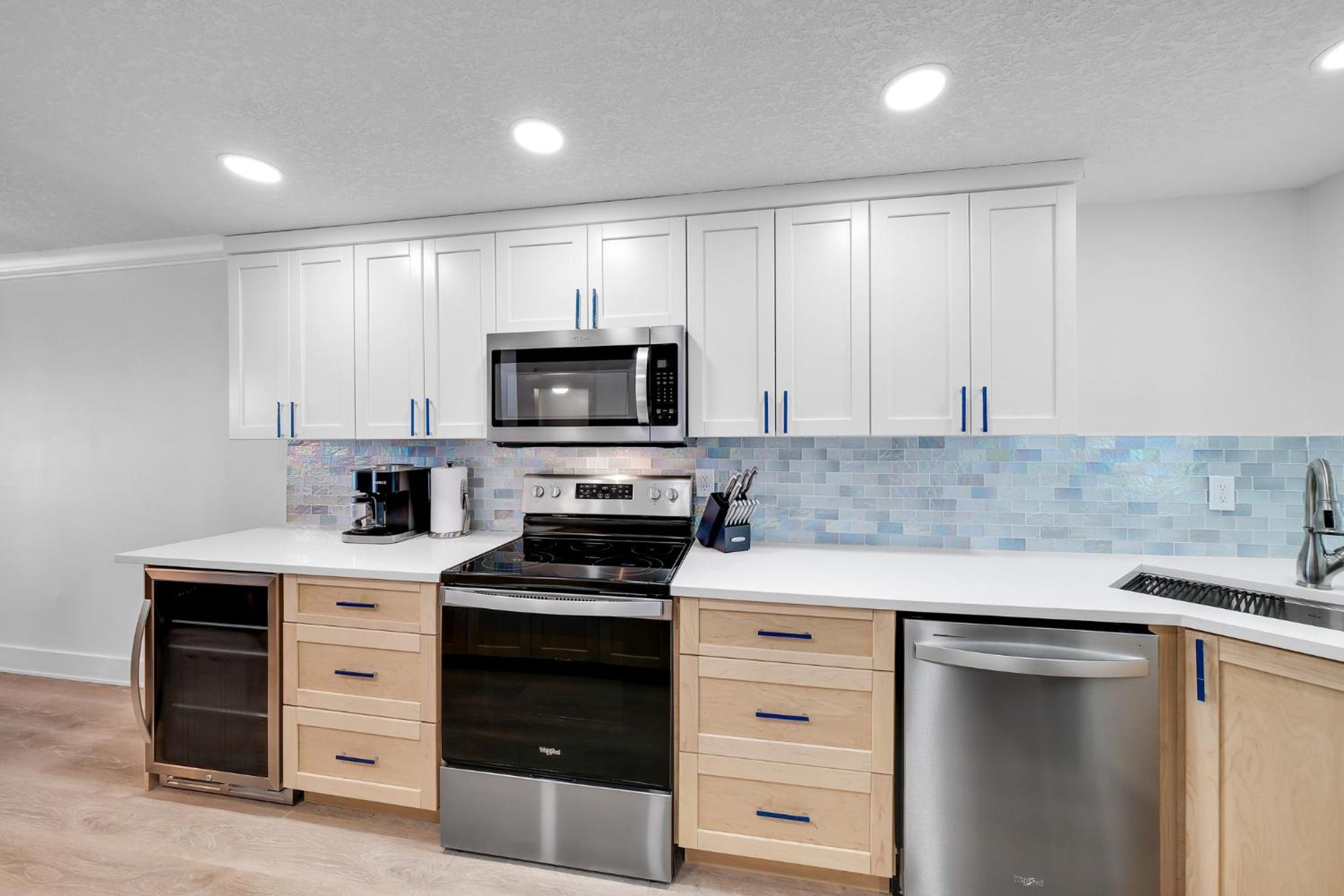 Fully renovated direct oceanfront condo with a large balcony, heated pool and beach access