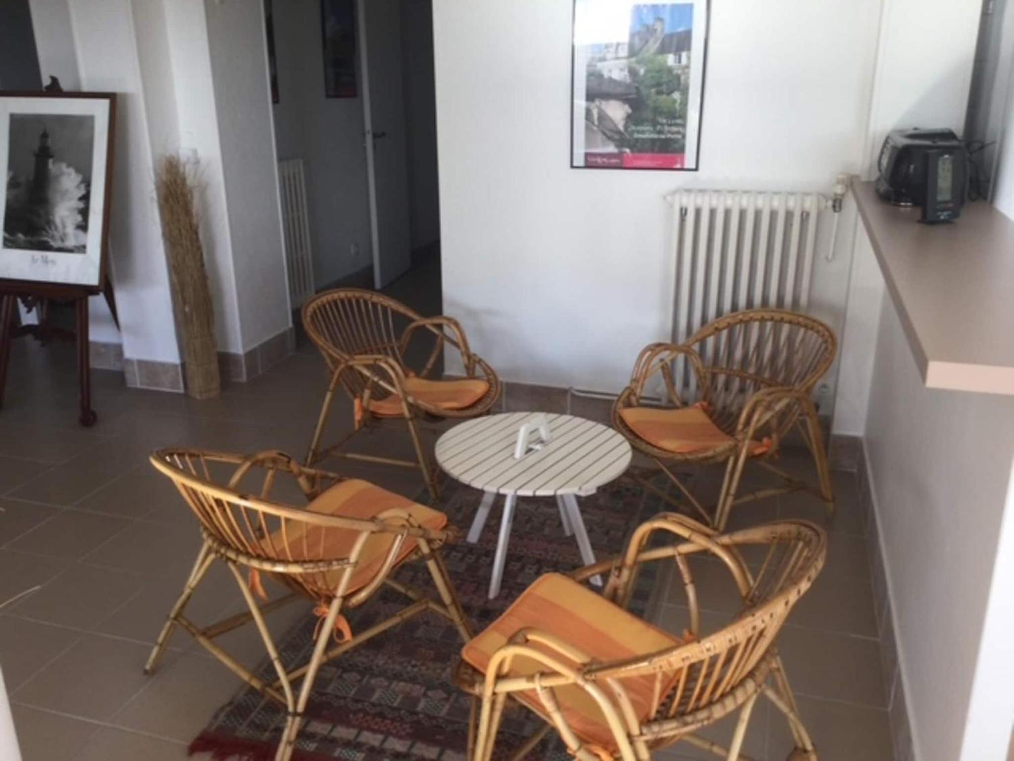 1-bedroom apartment with view of private beach