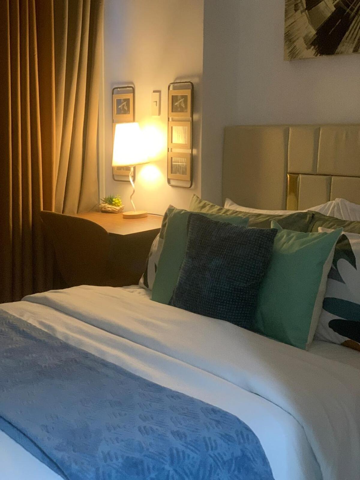City & Samal View Studio with Balcony and Free WiFi & Netflix