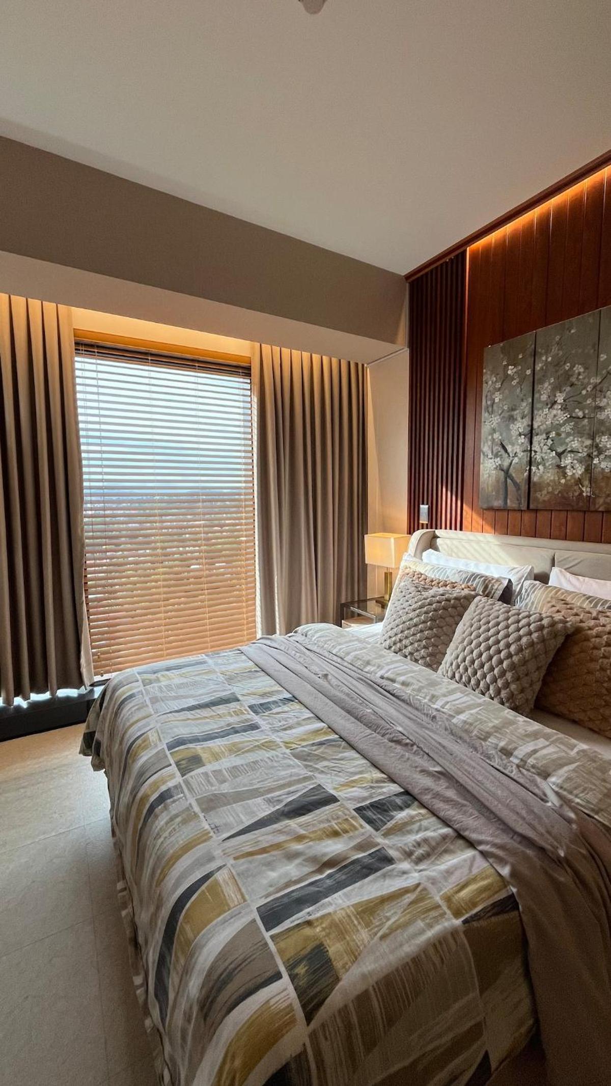 Chic & Cozy Studio at Aeon Towers with City View, Netflix, Fast WiFi