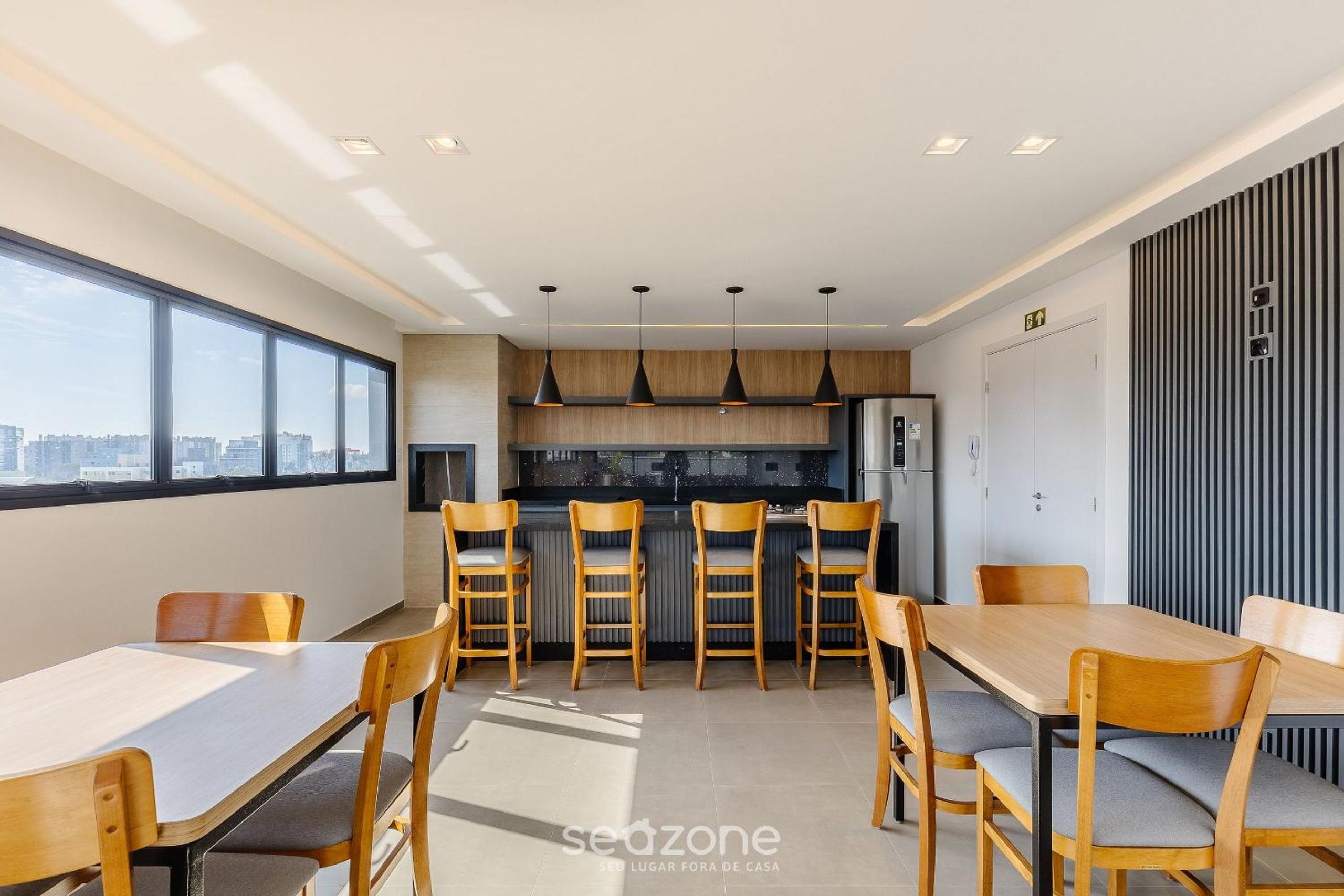 Your complete stay in a building w/ a gym and garage in Curitiba - PLAGs