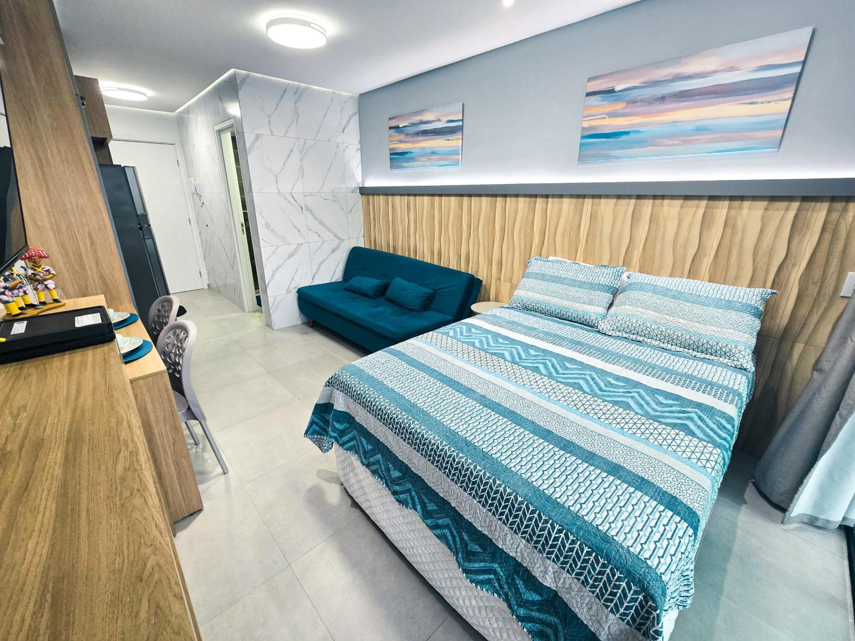 VDP203-Flat com piscina e sauna a 100m da praia - By Oasis Ferias