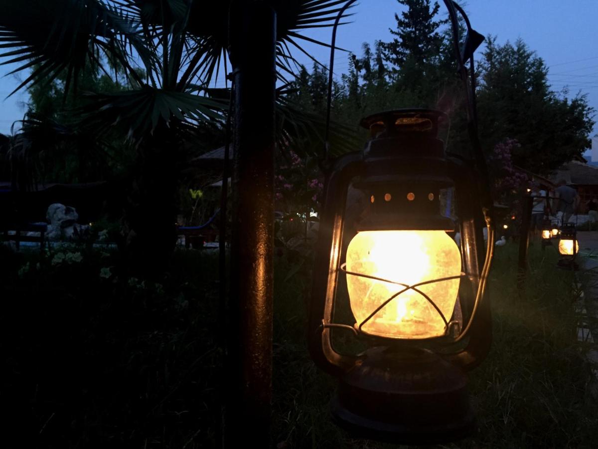 outdoor BBQ area