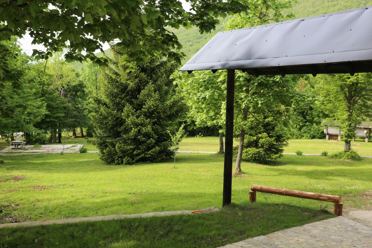 outdoor BBQ area