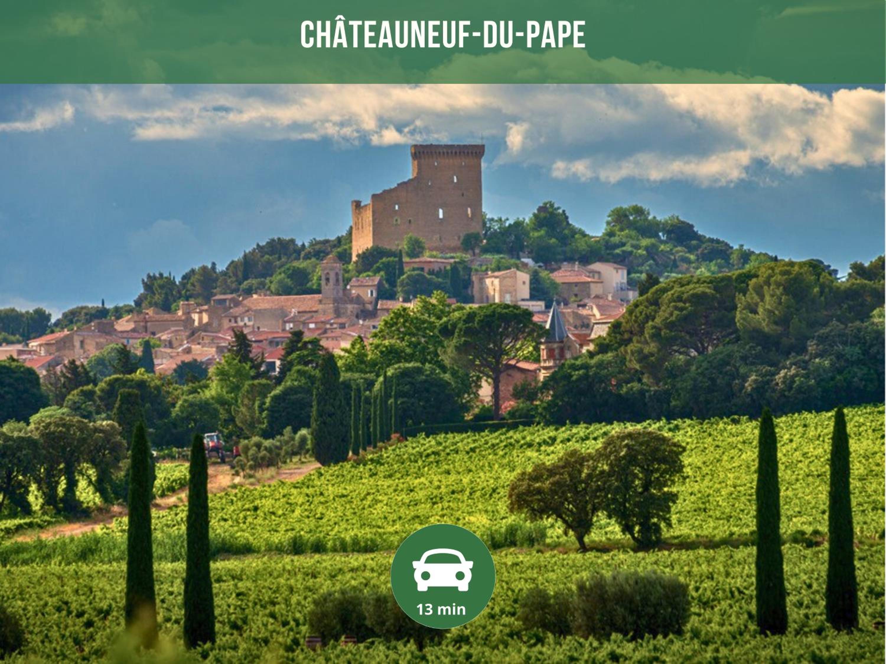 Escapade provençale - Maison familiale climatisée - Idéal Retrouvailles & Séjour oenologie - 10min Avignon & Château-neuf-du-Pape - Gare TER 5min à pied - 