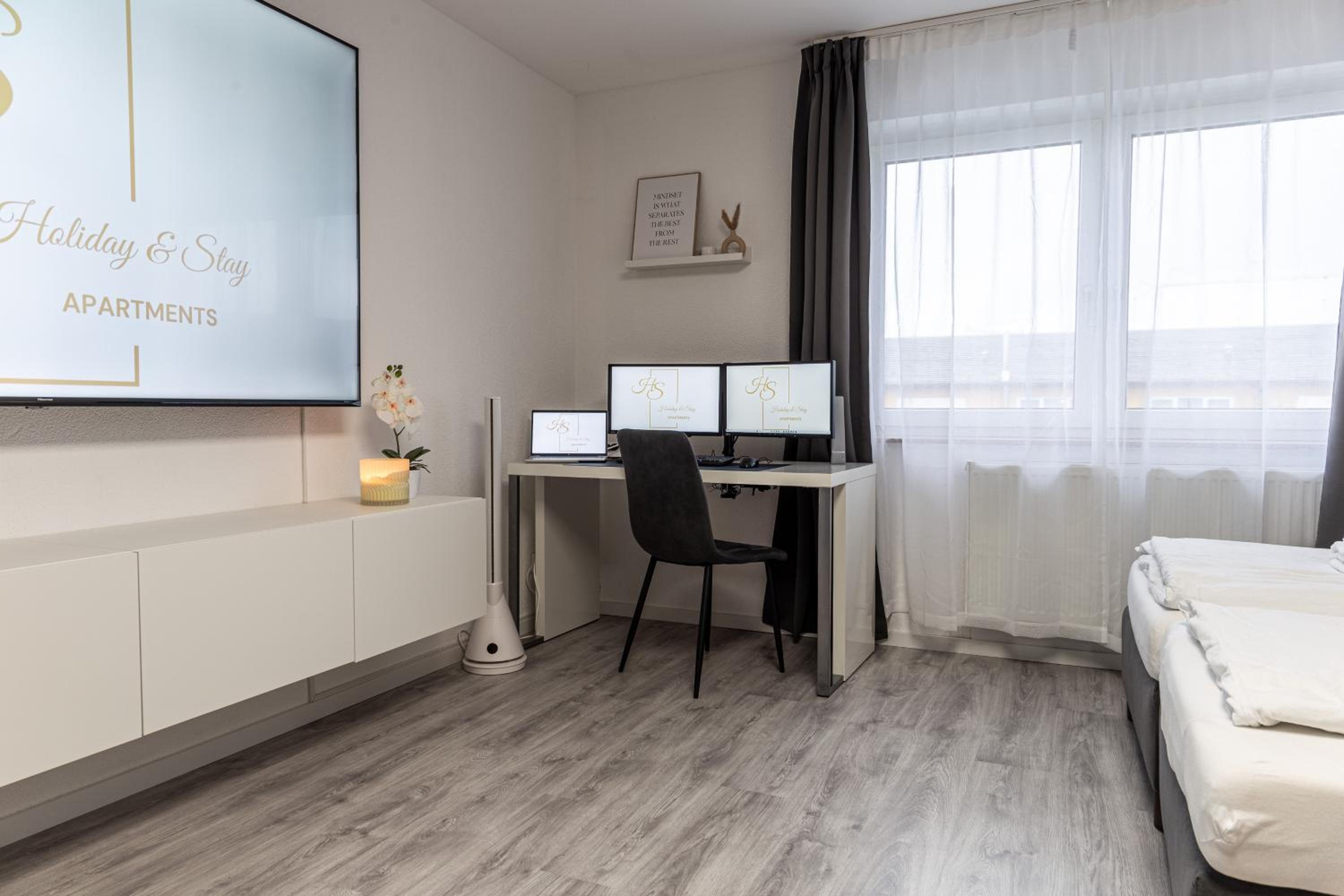 Holiday&Stay, Apartment Stay, Küche, 85Zoll TV, WLAN