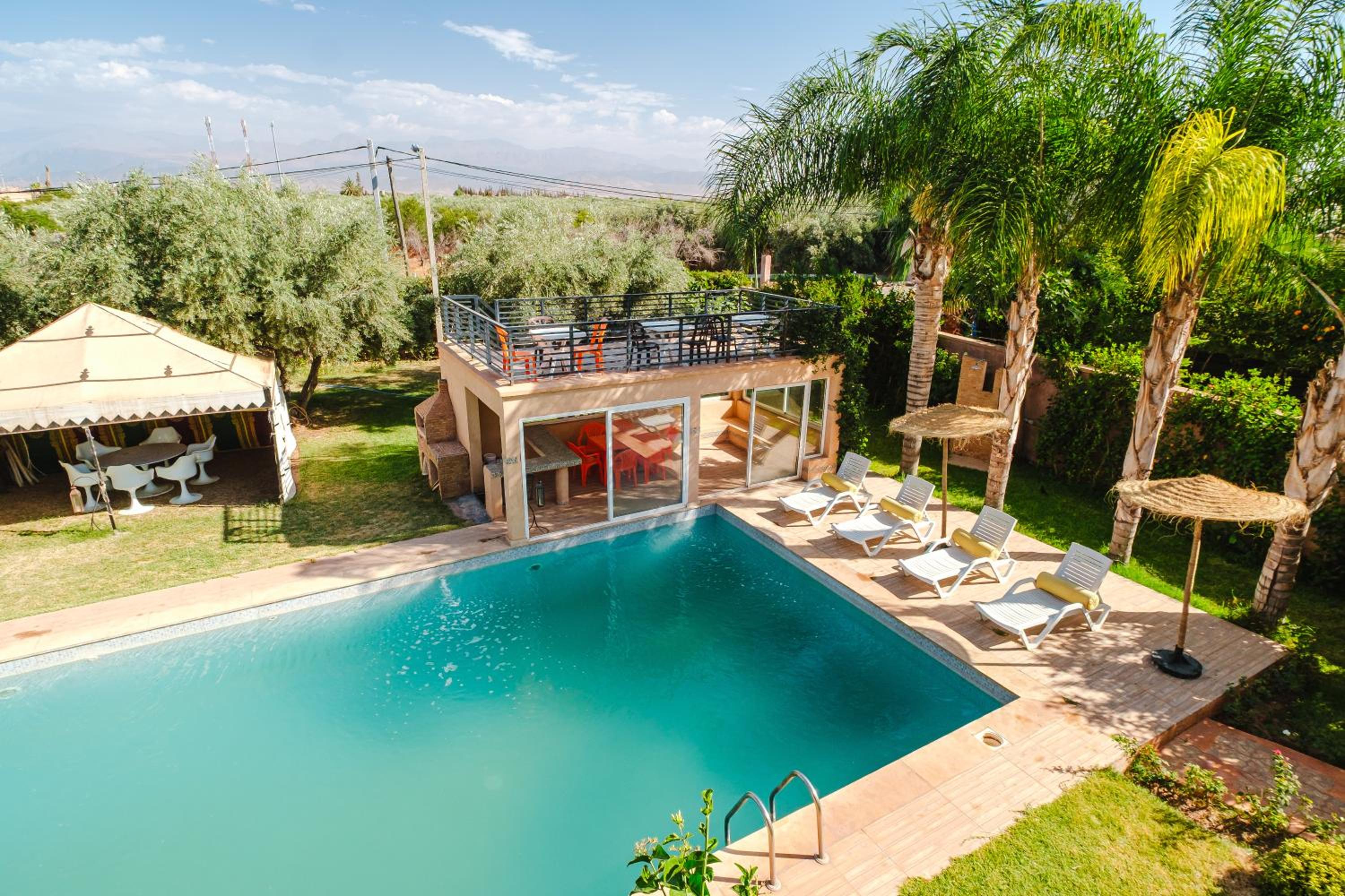 Villa Ivy 3BR Marrakech Private Pool and Breakfast 21 KM Trik Ourika