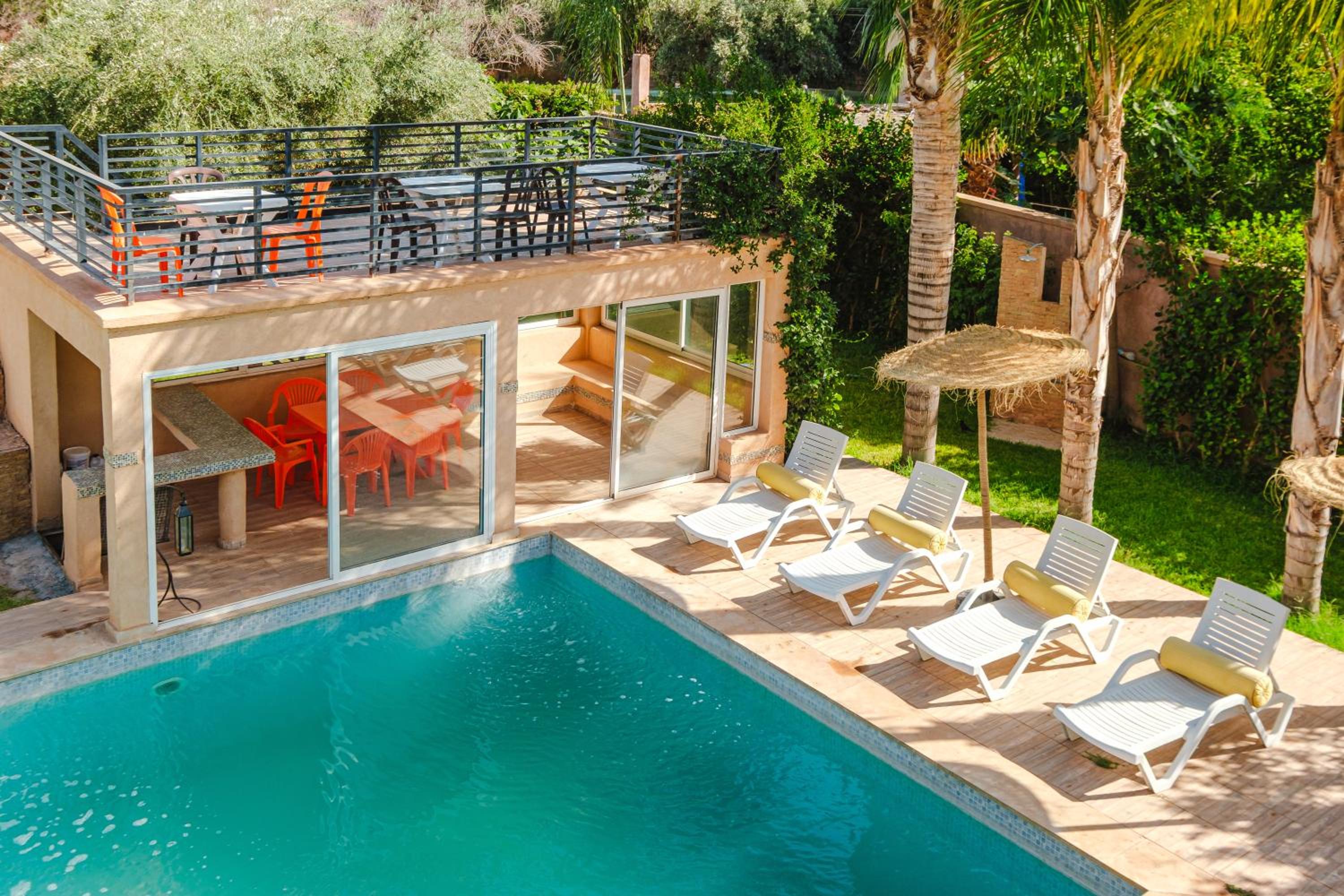 Villa Ivy 3BR Marrakech Private Pool and Breakfast 21 KM Trik Ourika