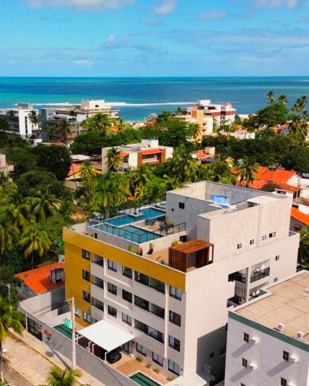 Premium Central 4mim a pé da praia flat completo climatizado