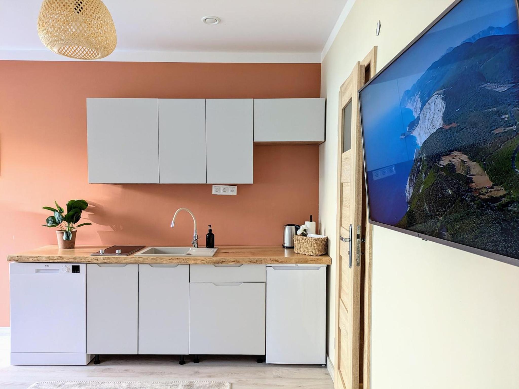 Holiday apartment by the river, sauna included