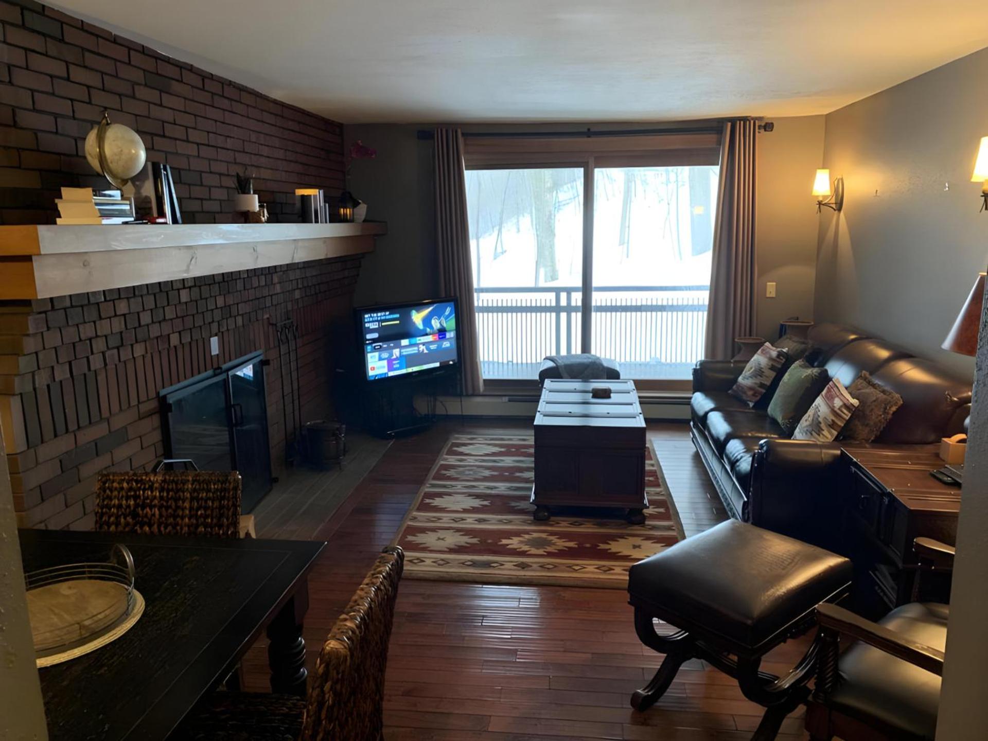 Ski-In, Ski-Out Sunrise Village Killington Condo - 2BR, Fireplace, Pool, Pet Friendly