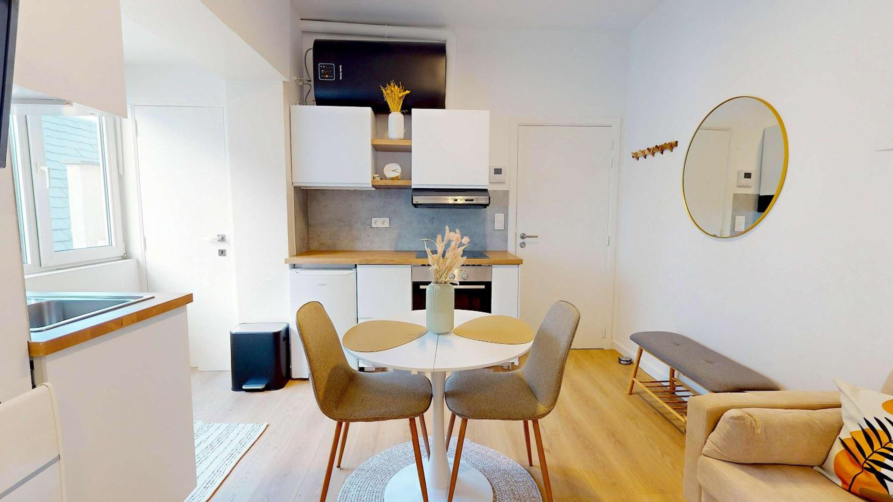 Studio cosy centre Bruxelles avec balcon pour 2personnes