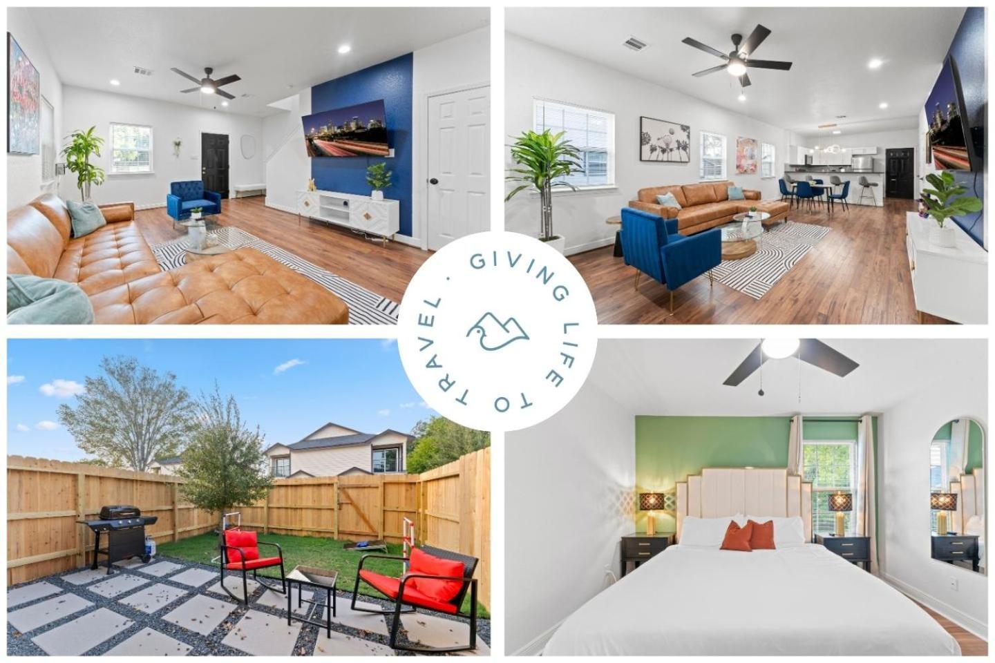 NRG MedCenter Luxe 4BD Home w FencedYard WasherDryer Pet Friendly