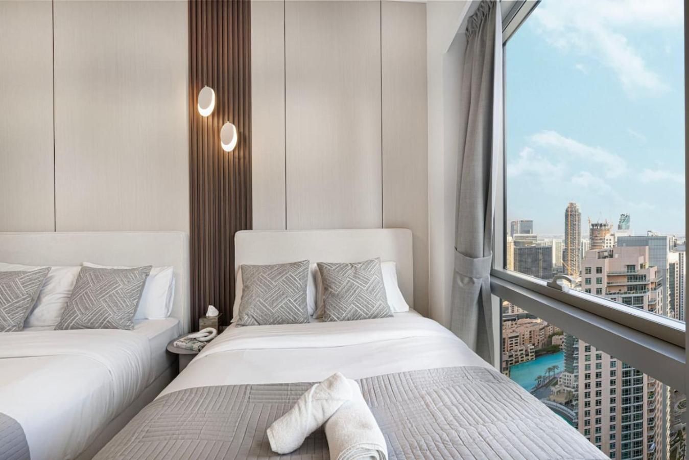 Luxury 4BR Burj View Steps from Dubai Mall