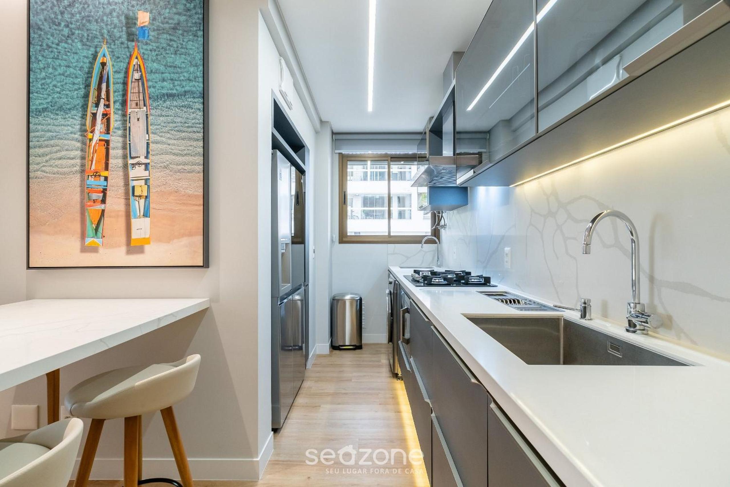 Apart w/ 2 Suites in Jurerê Internacional VVC0202