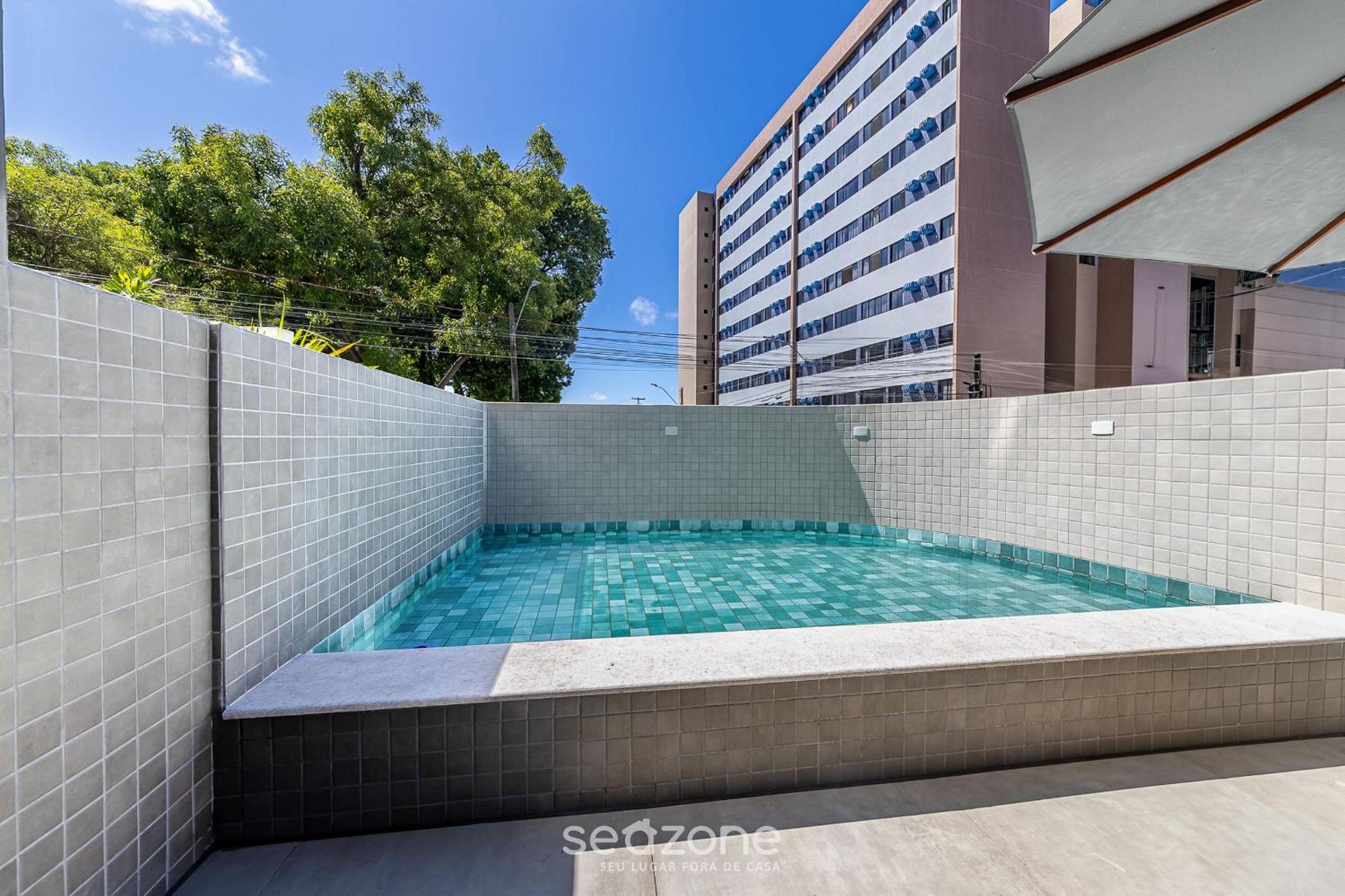 Stay with a pool and gym 350m from the beach in a prime location in Maceió - SLI