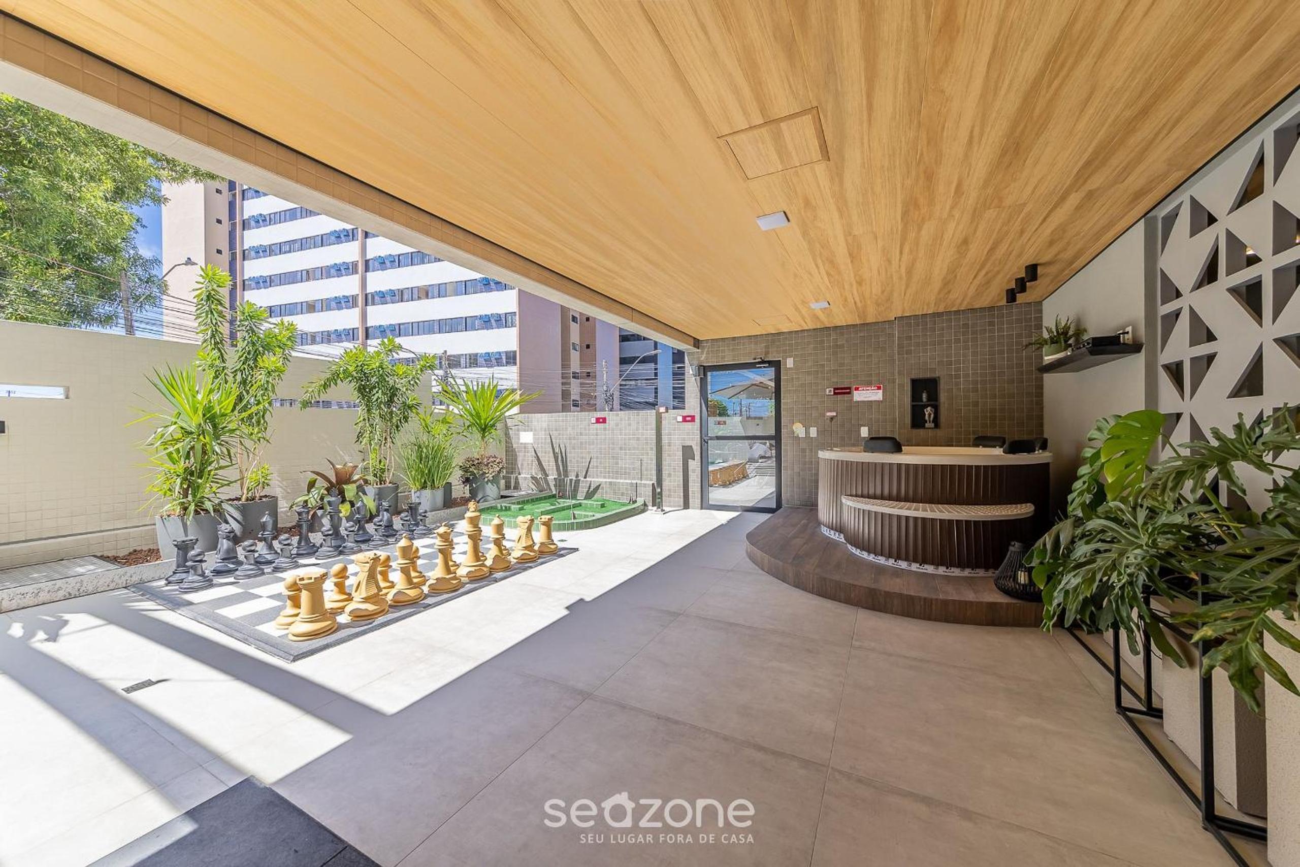 Stay with a pool and gym 350m from the beach in a prime location in Maceió - SLI