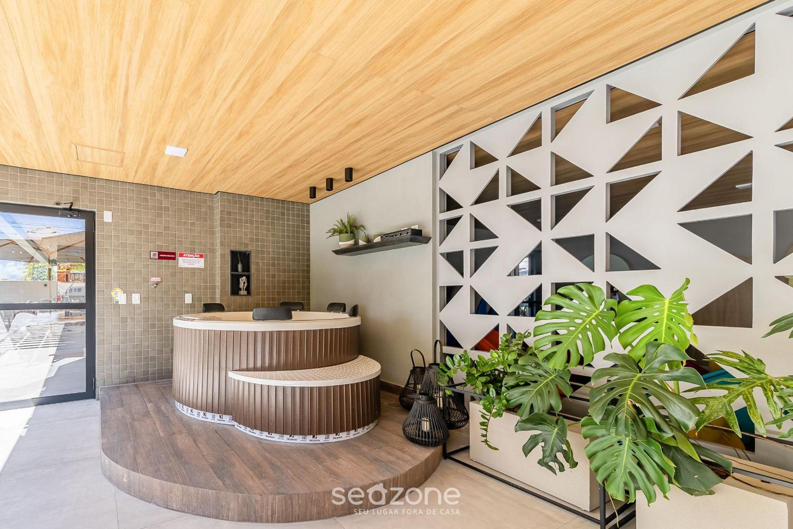 Stay with a pool and gym 350m from the beach in a prime location in Maceió - SLI