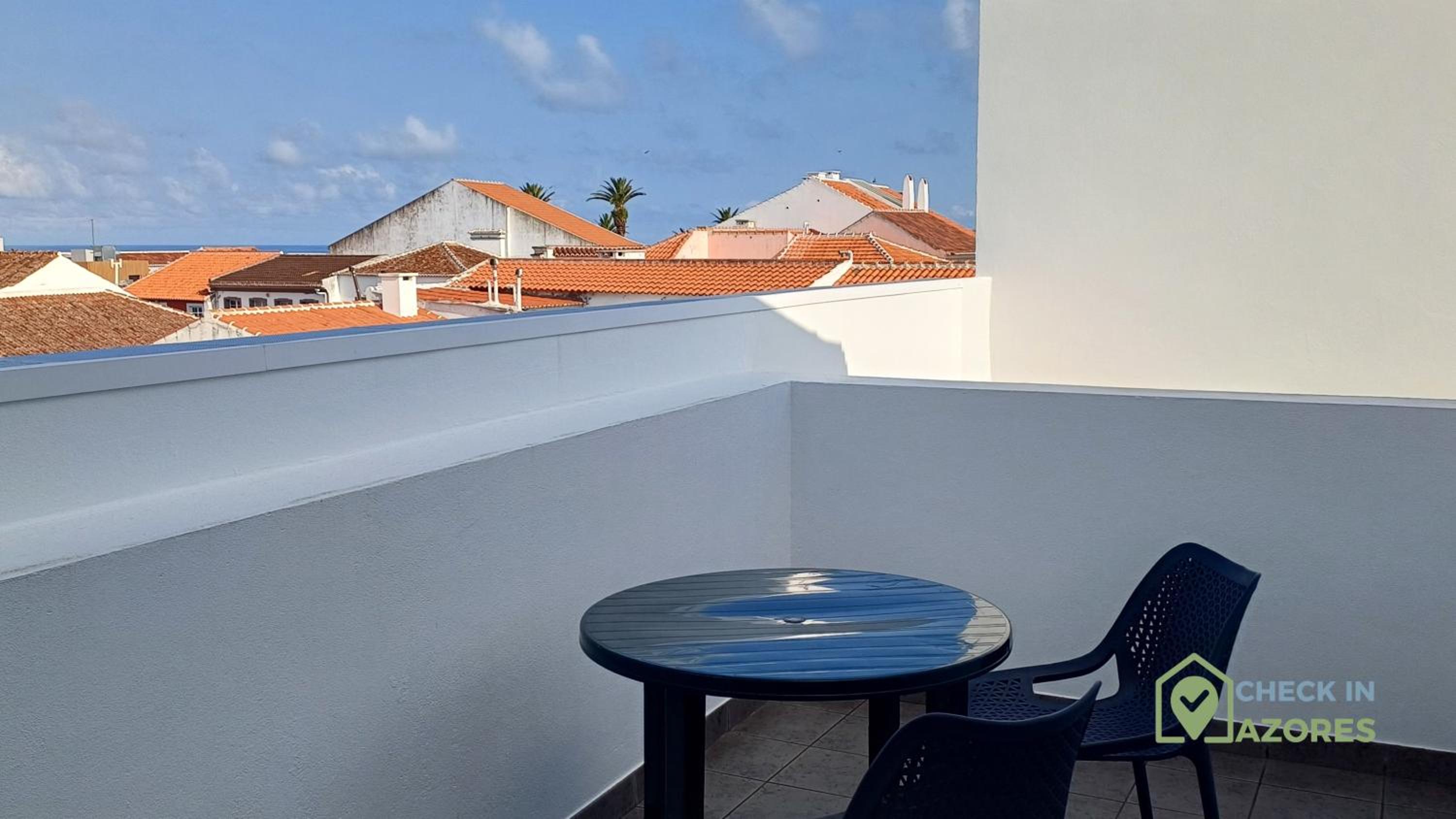 Terraço e vista deslumbrante no centro de Angra