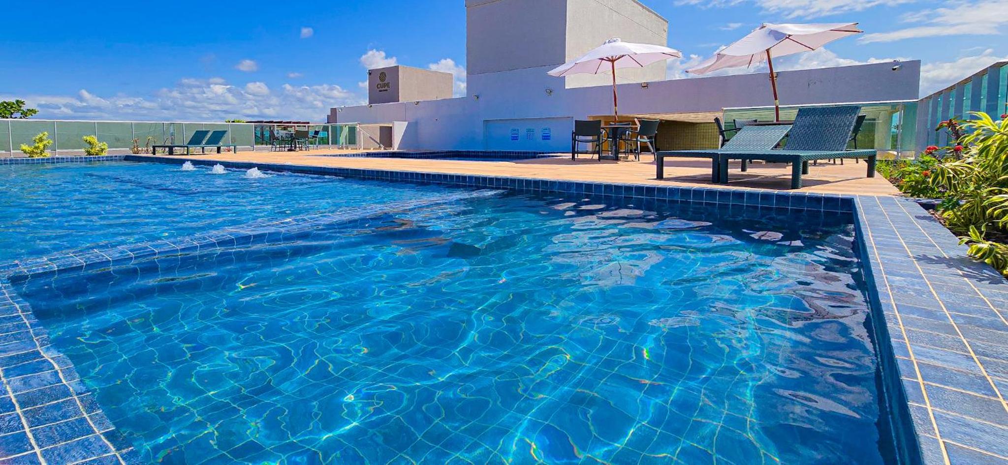 CG203-Flat vista para o mar e piscina de borda infinita BY OASIS FERIAS