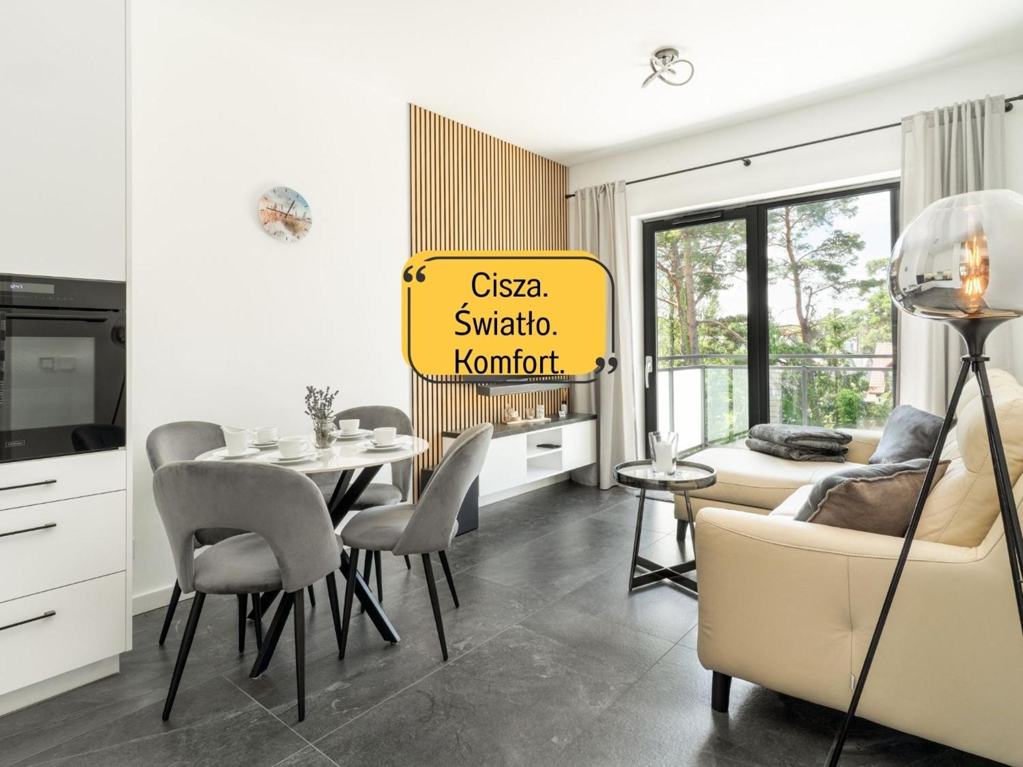 Apartament Design Szept Mewy z balkonem i zestawem plażowym - Niechorze
