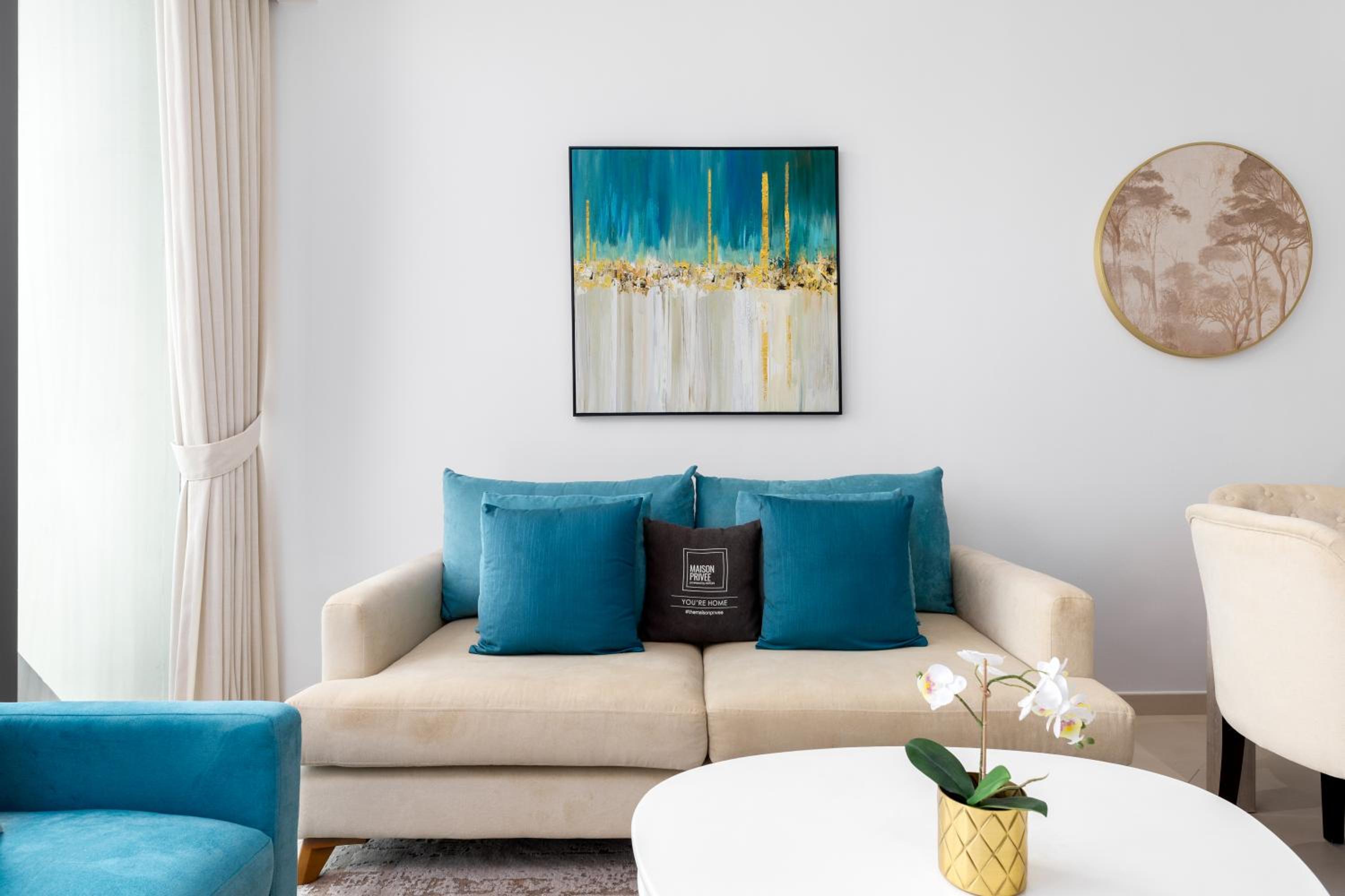 Maison Privee - Elegant Palm Retreat with Iconic Sea & Marina Vws