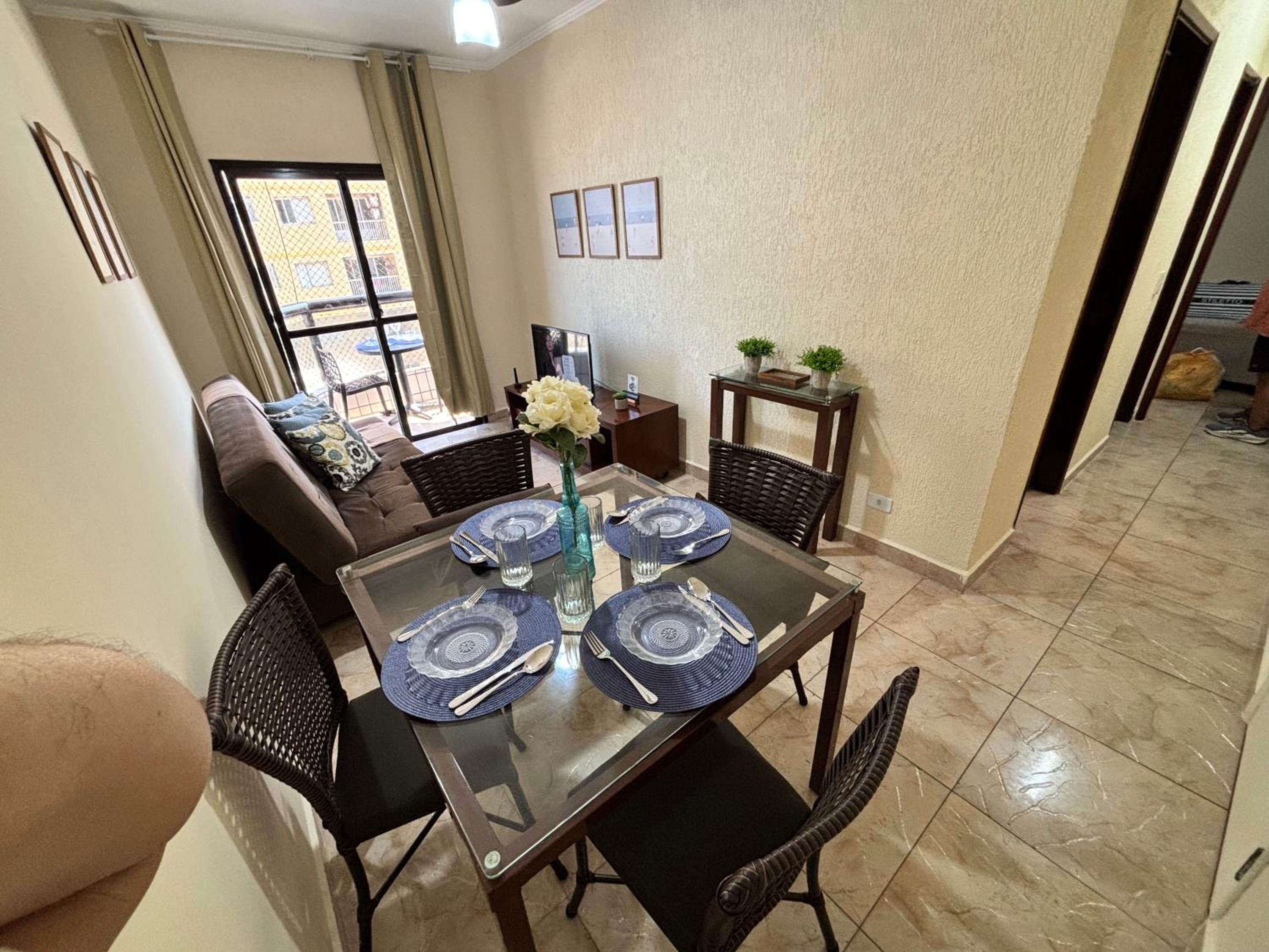 Apê 57 Ar Condicionado, Vista Mar, WiFi, Vaga, Completo