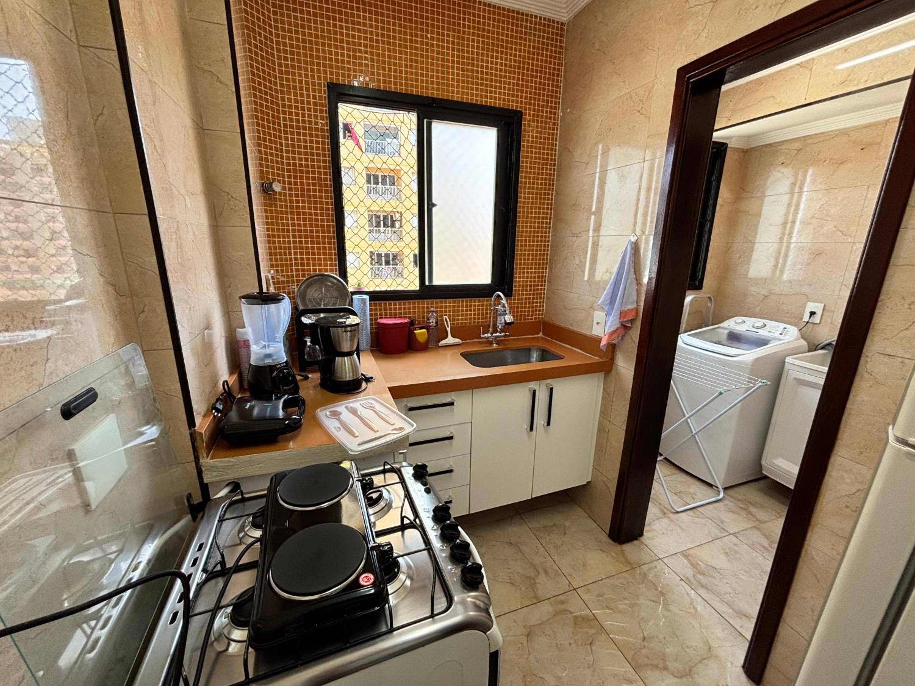 Apê 57 Ar Condicionado, Vista Mar, WiFi, Vaga, Completo
