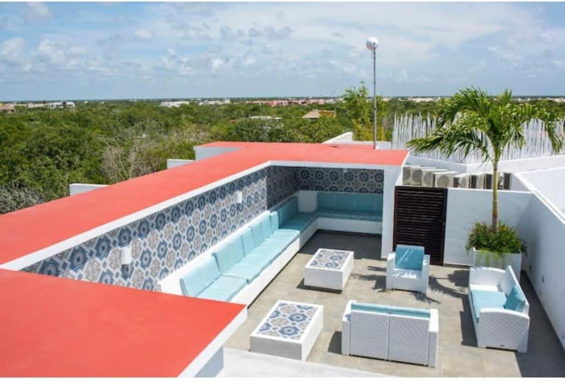 Penthouse with private terrace in Tulum, 1 Br