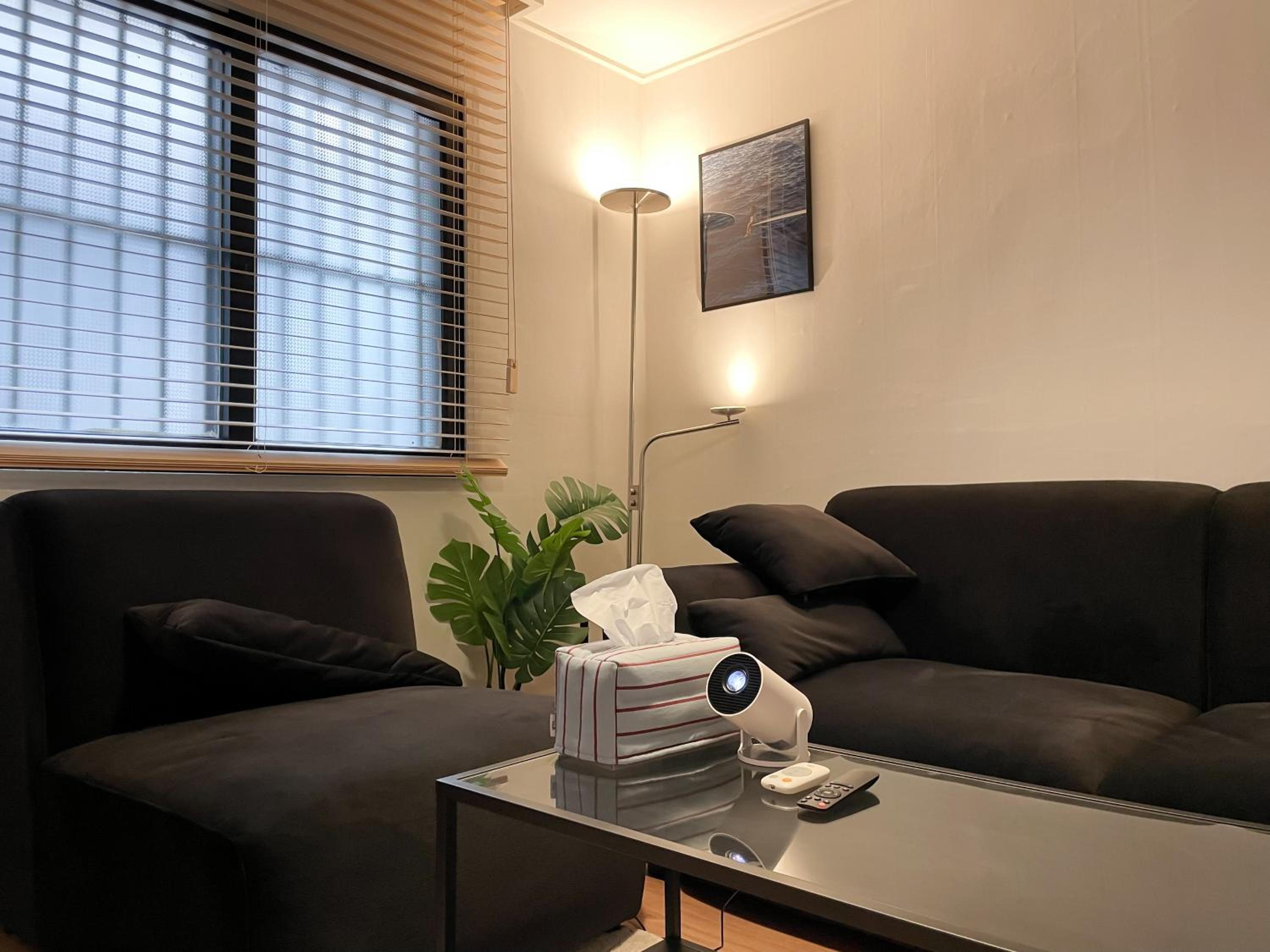 블랙앤우드 하우스, 합정역 도보 5분, 홍대 1정거장, 망원한강공원 Modern Cozy Seoul Loft, Hapjeong station 5 mins walk, Hongdae just 1 stop